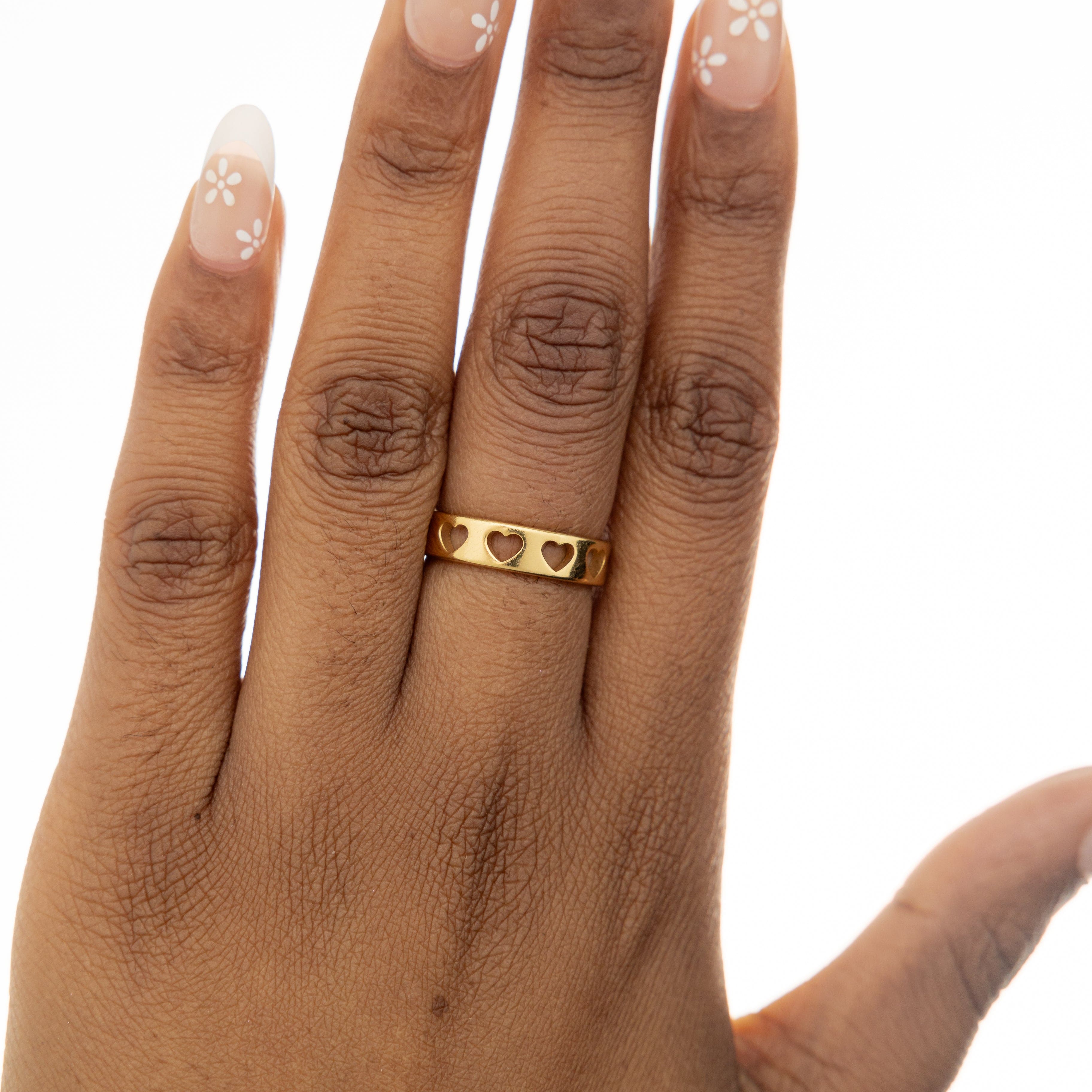 Love Engraved Ring for Couples