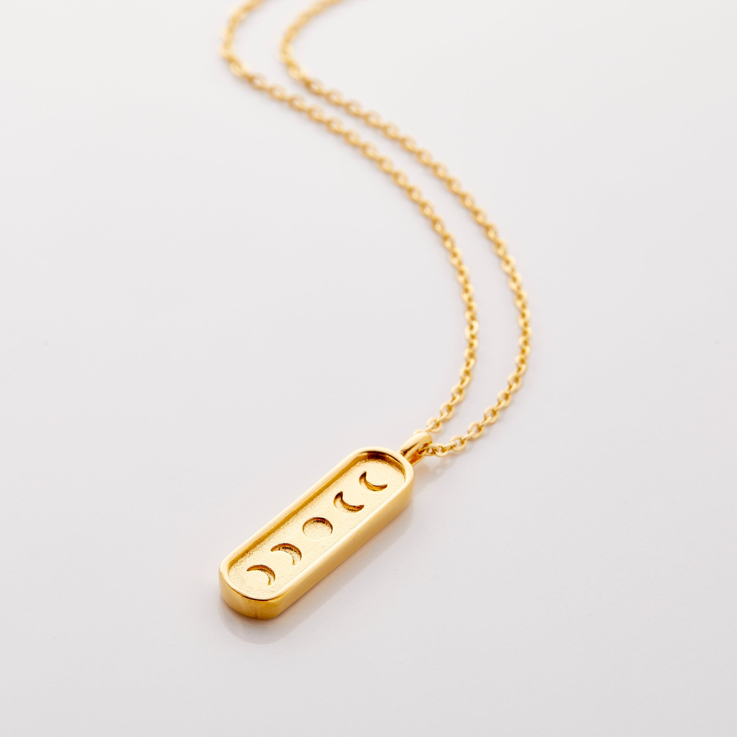 Moon Phase Pendant Necklace – Celestial Jewelry