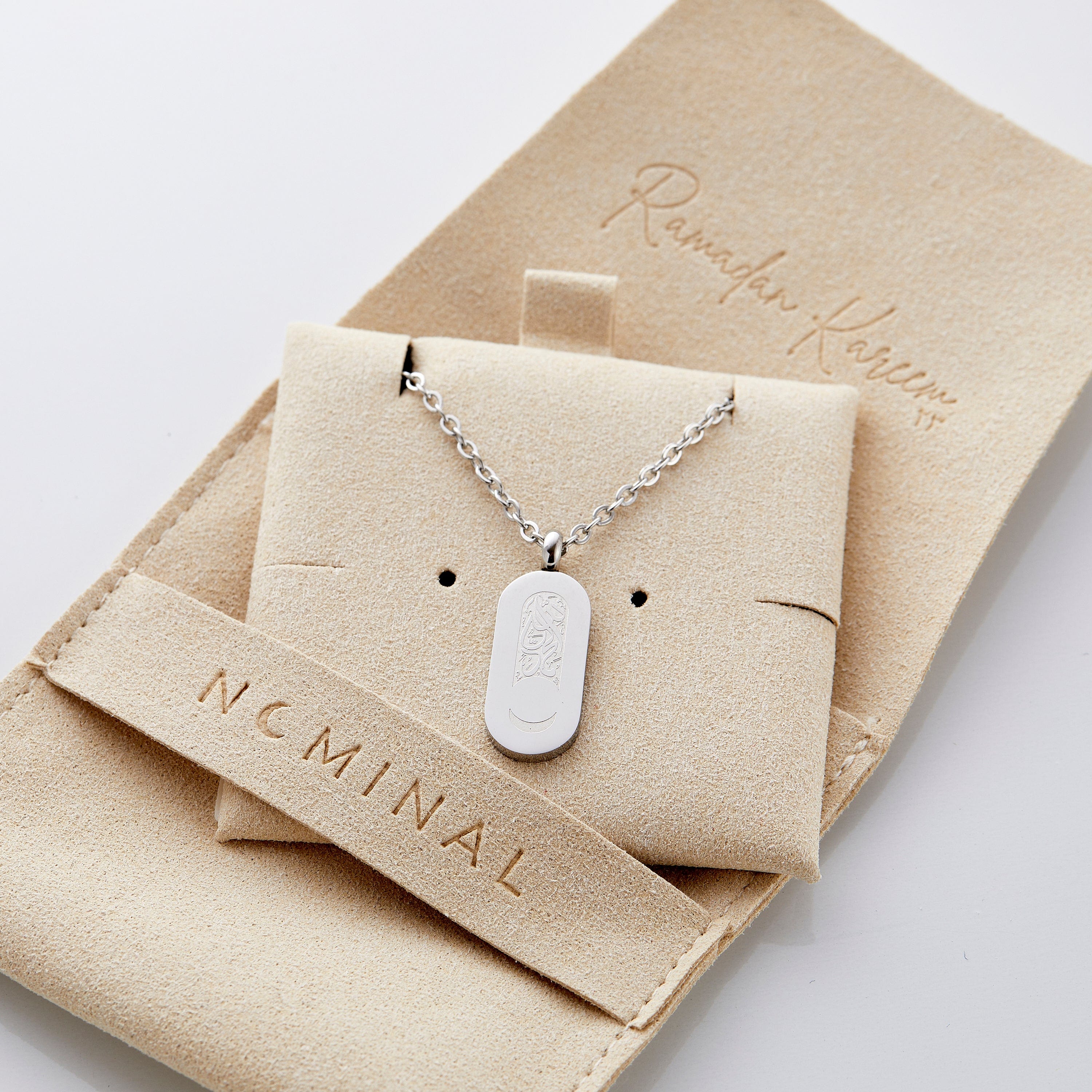 Elegant Moon Necklace for Women – Alhamdulillah Design