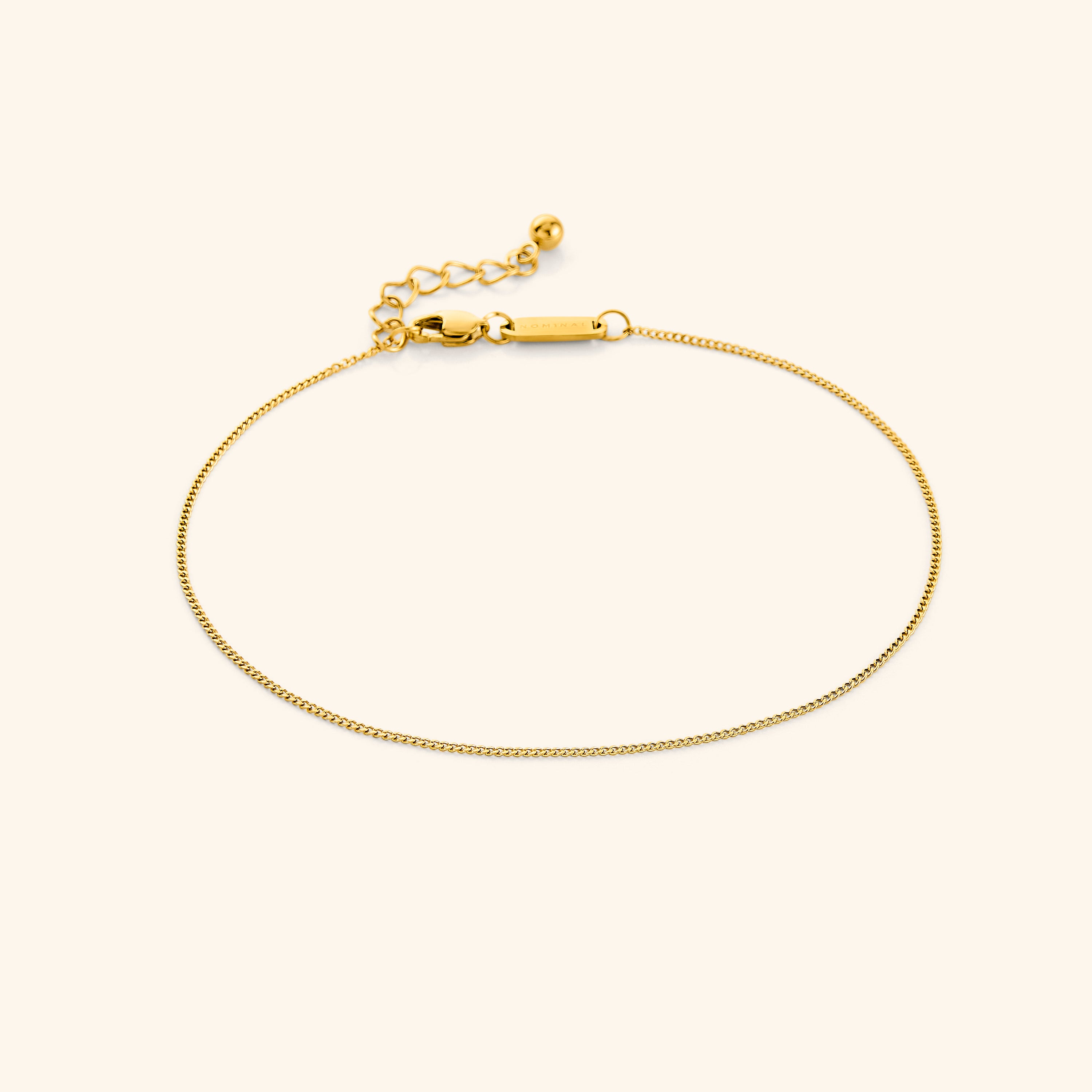 Stylish Micro Curb Anklet Jewelry