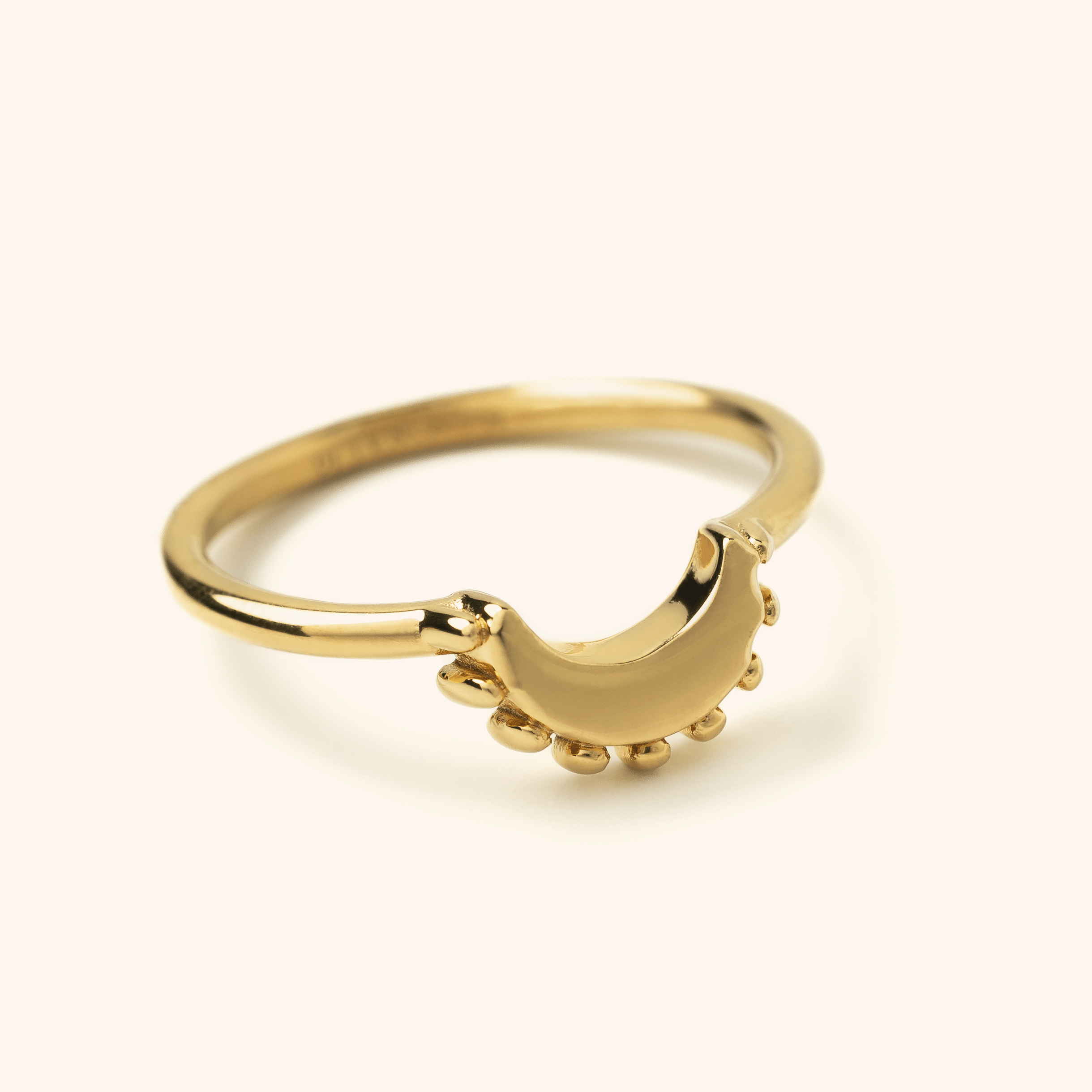 Best Friend Crescent Moon Ring