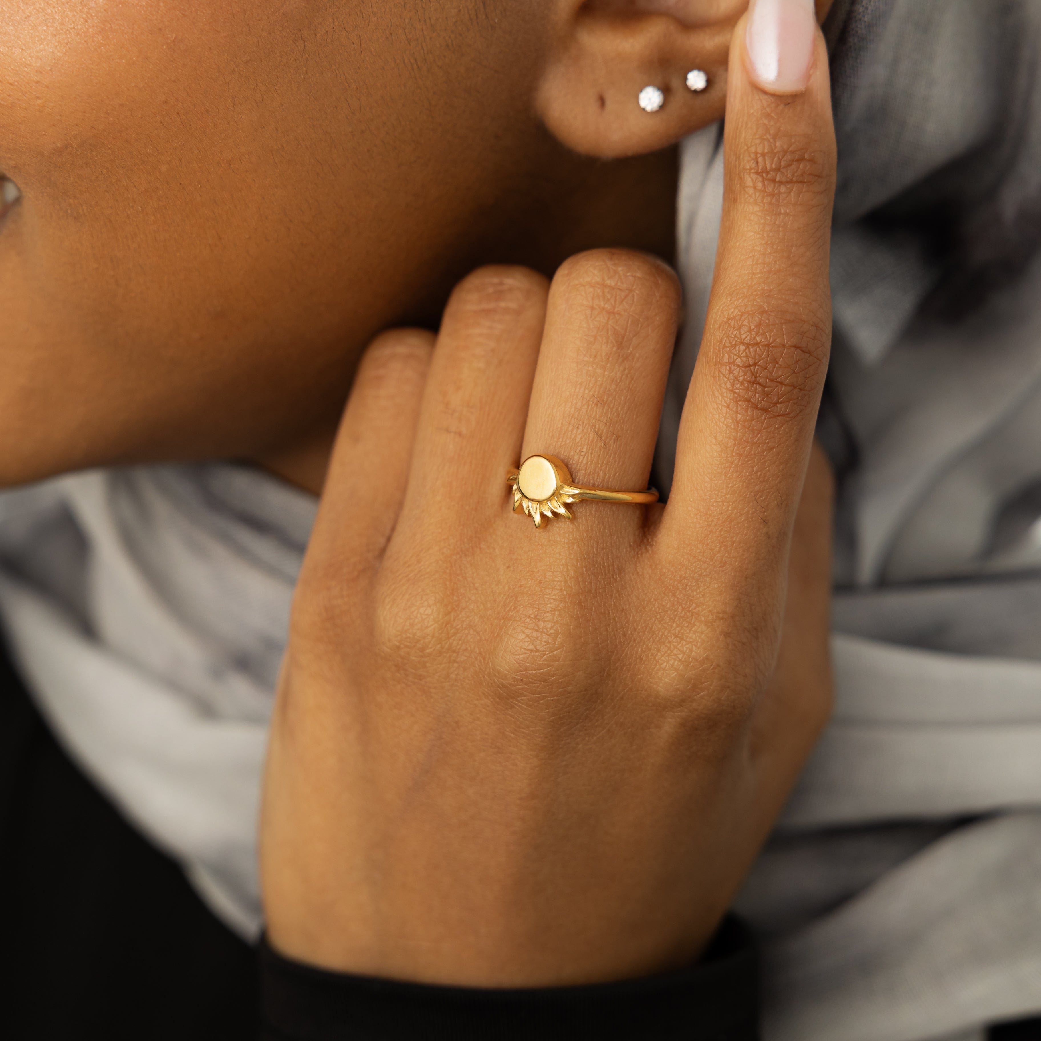 Sun Friendship Ring for Besties