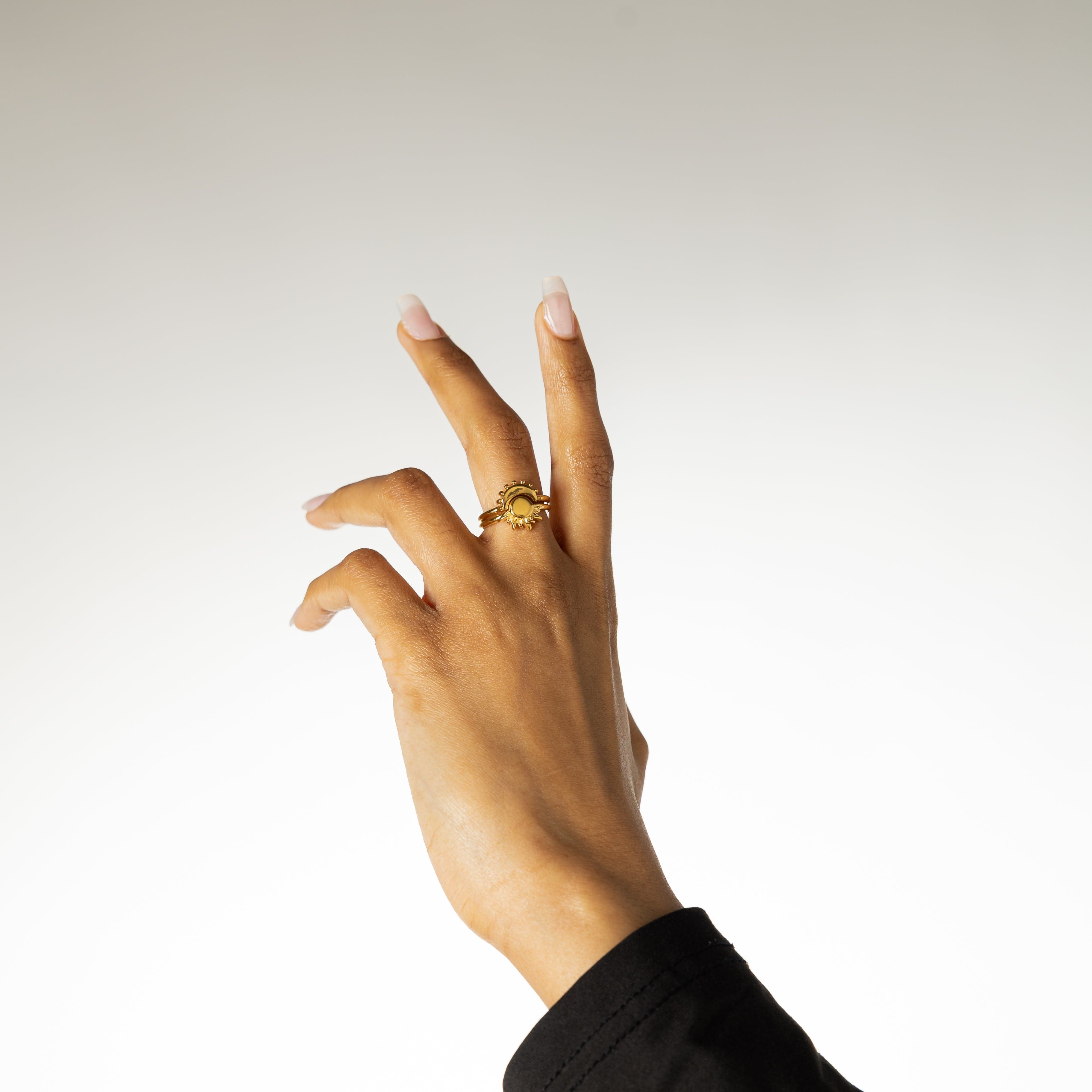 Sun Friendship Ring for Besties