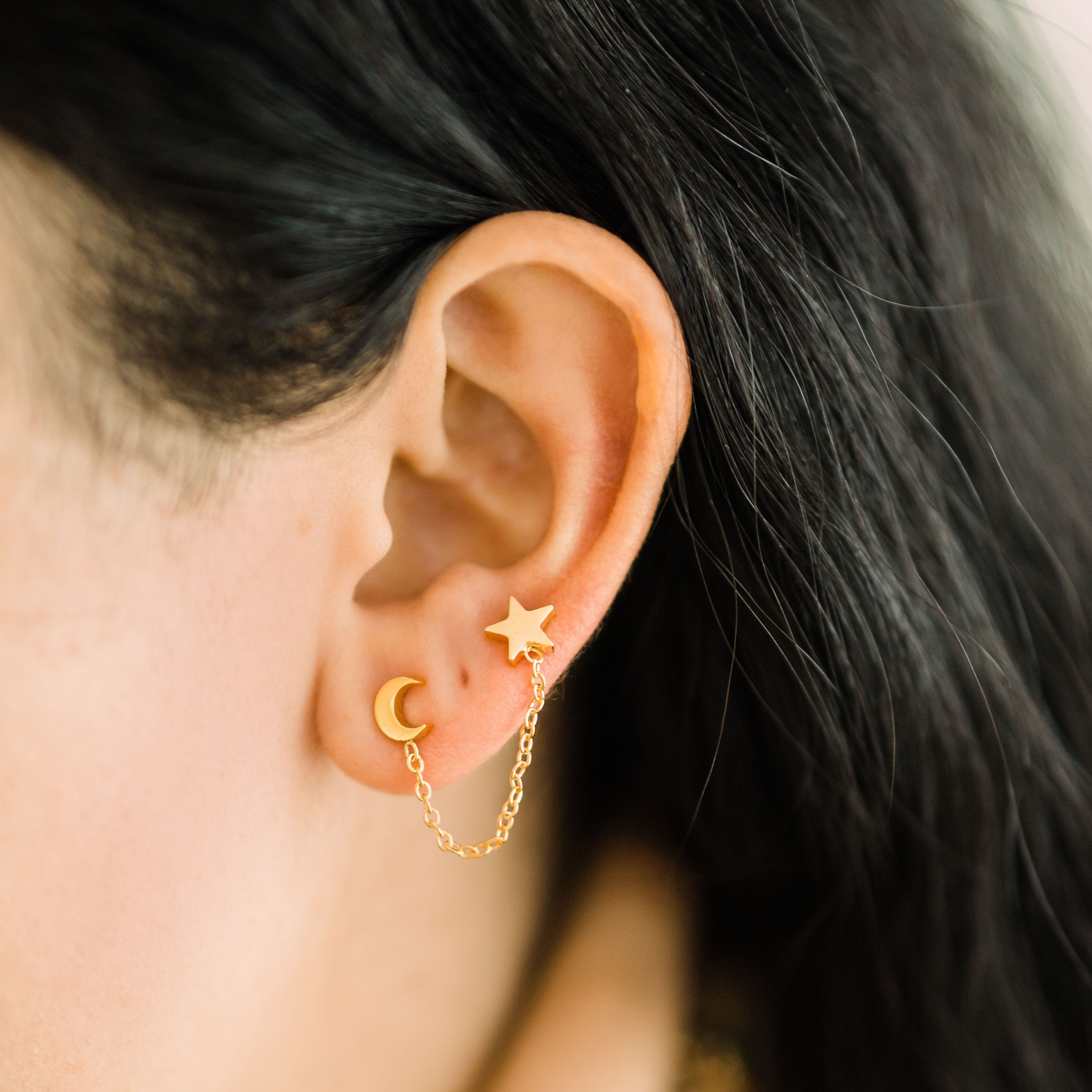 Stylish Galaxy Chain Earrings for Women