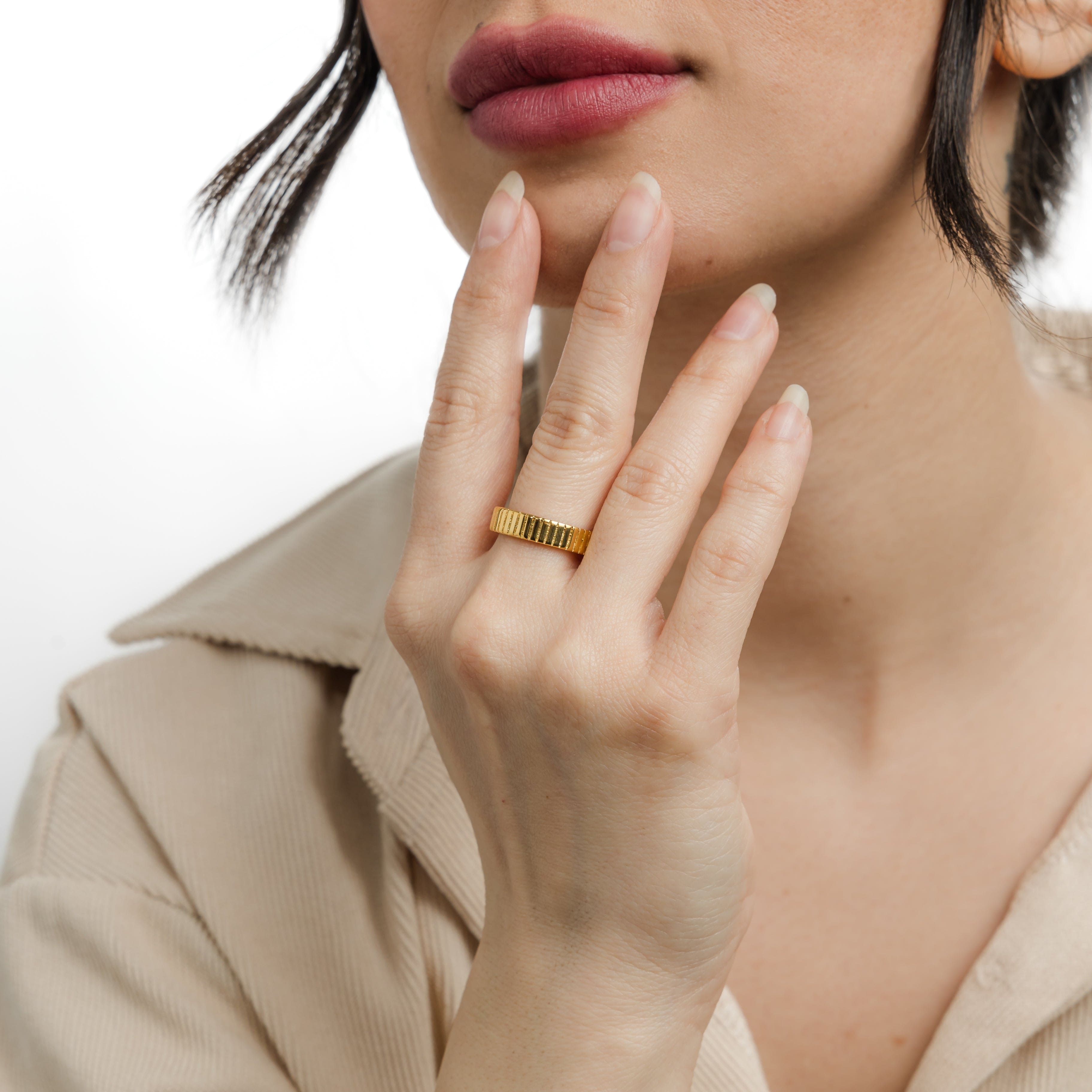 Textured Grip Ring for Secure Hold