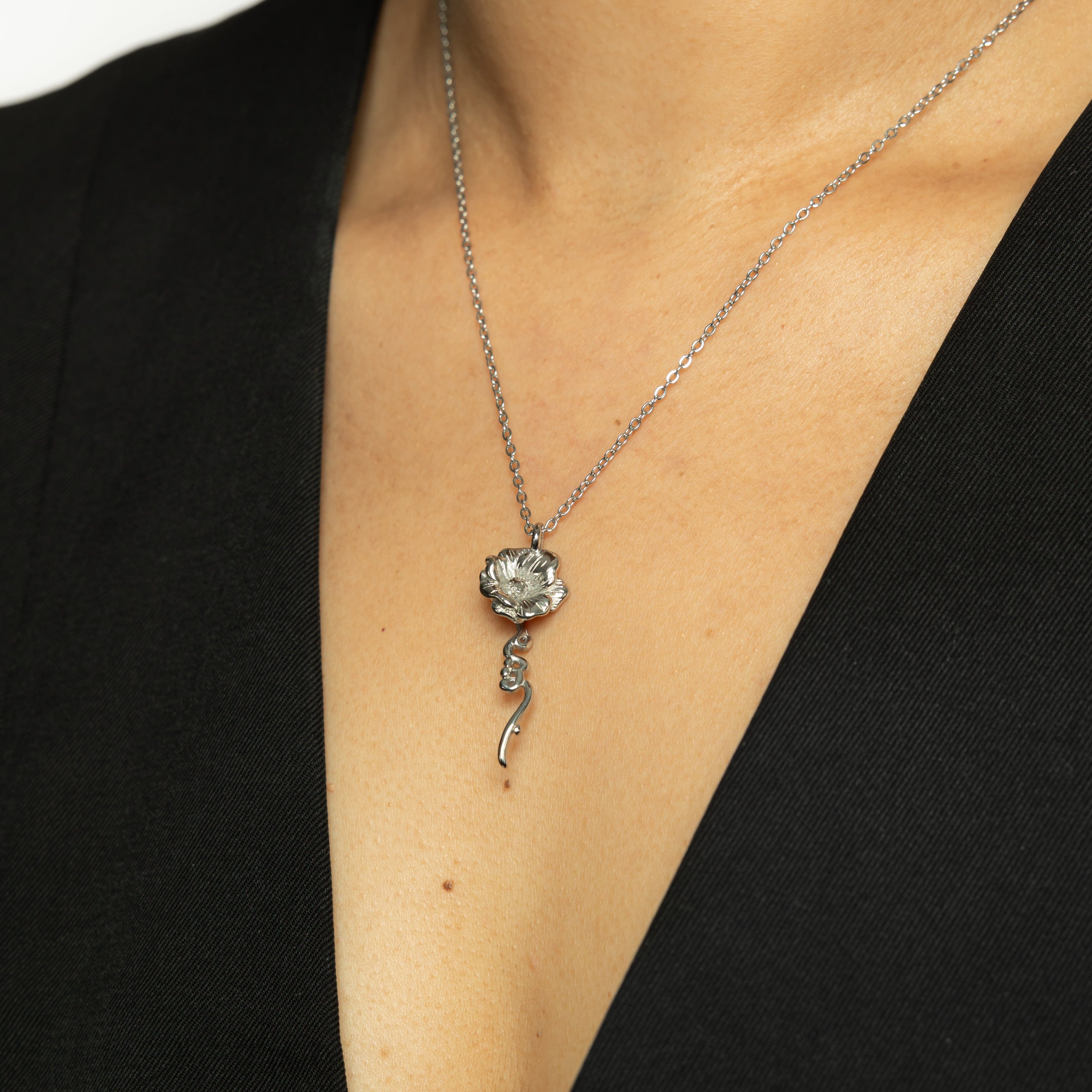 Anemone Pendant Necklace – ‘It's Written’ Design