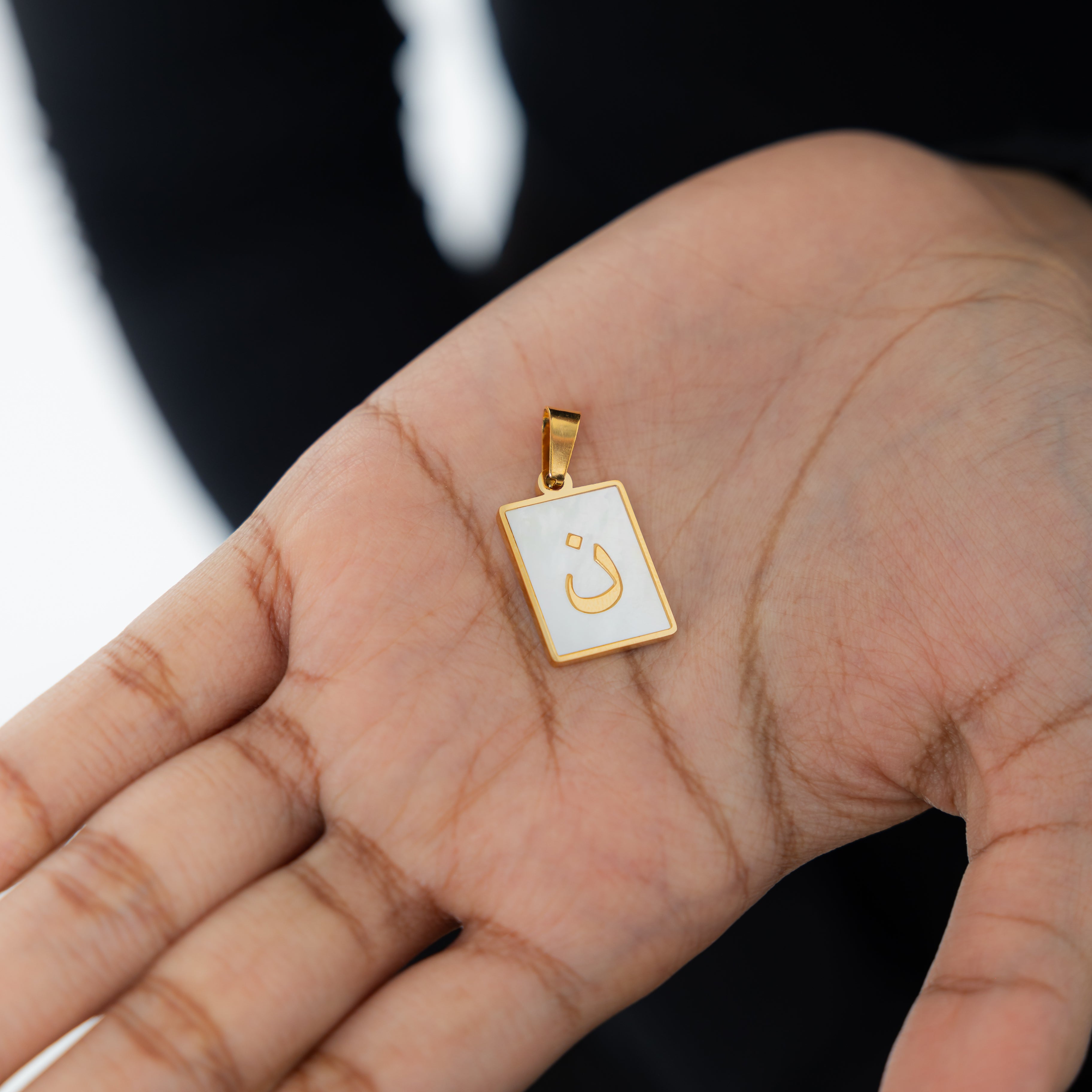 Arabic Alphabet Pendant Charms