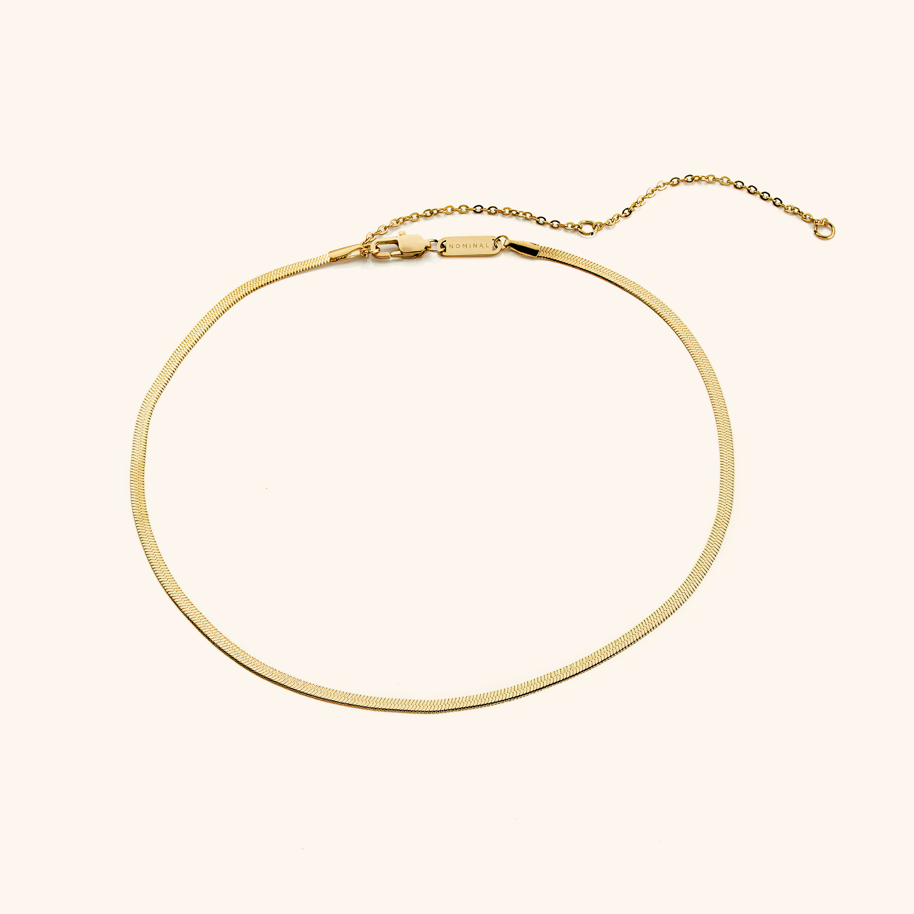 Stylish Herringbone Choker Necklace