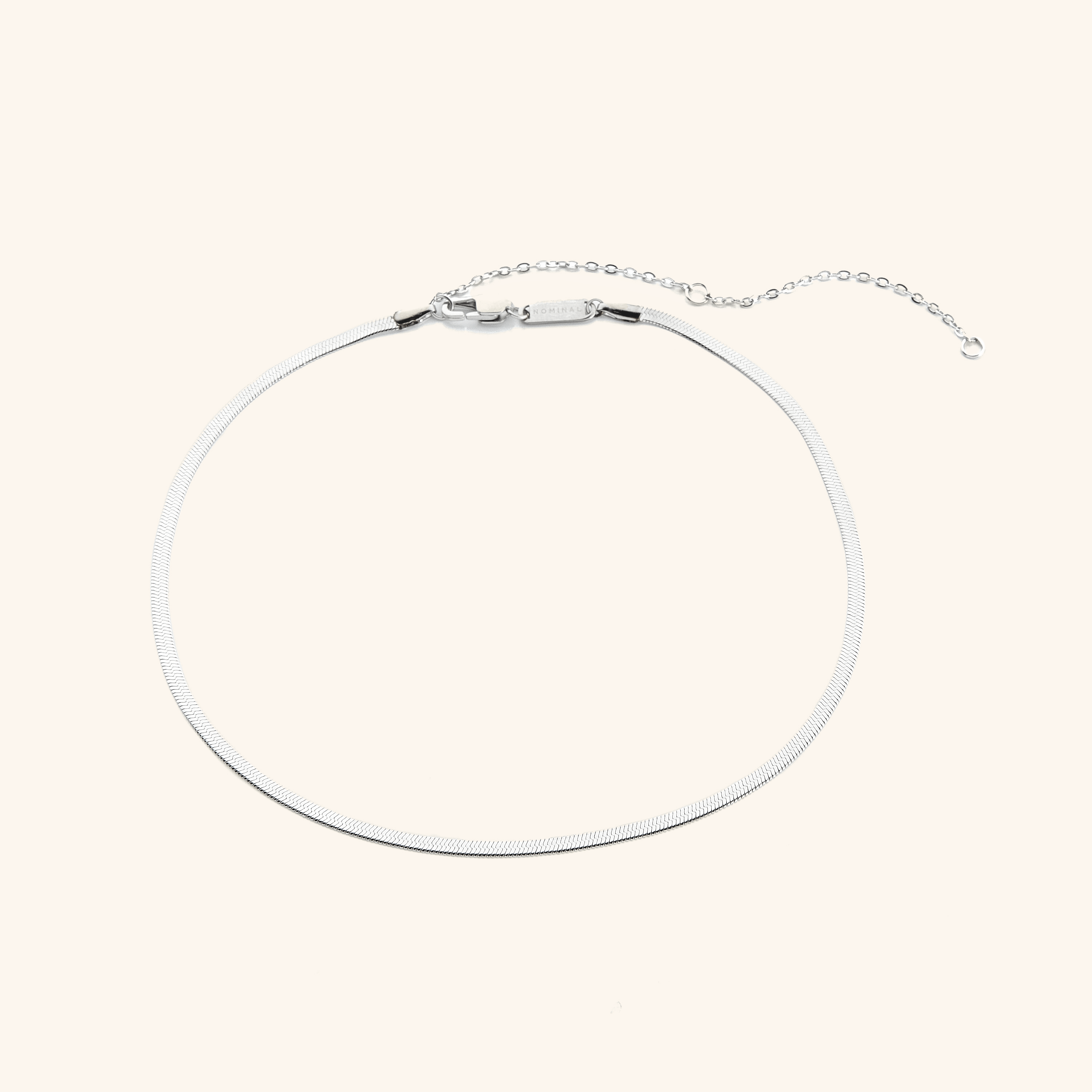 Stylish Herringbone Choker Necklace