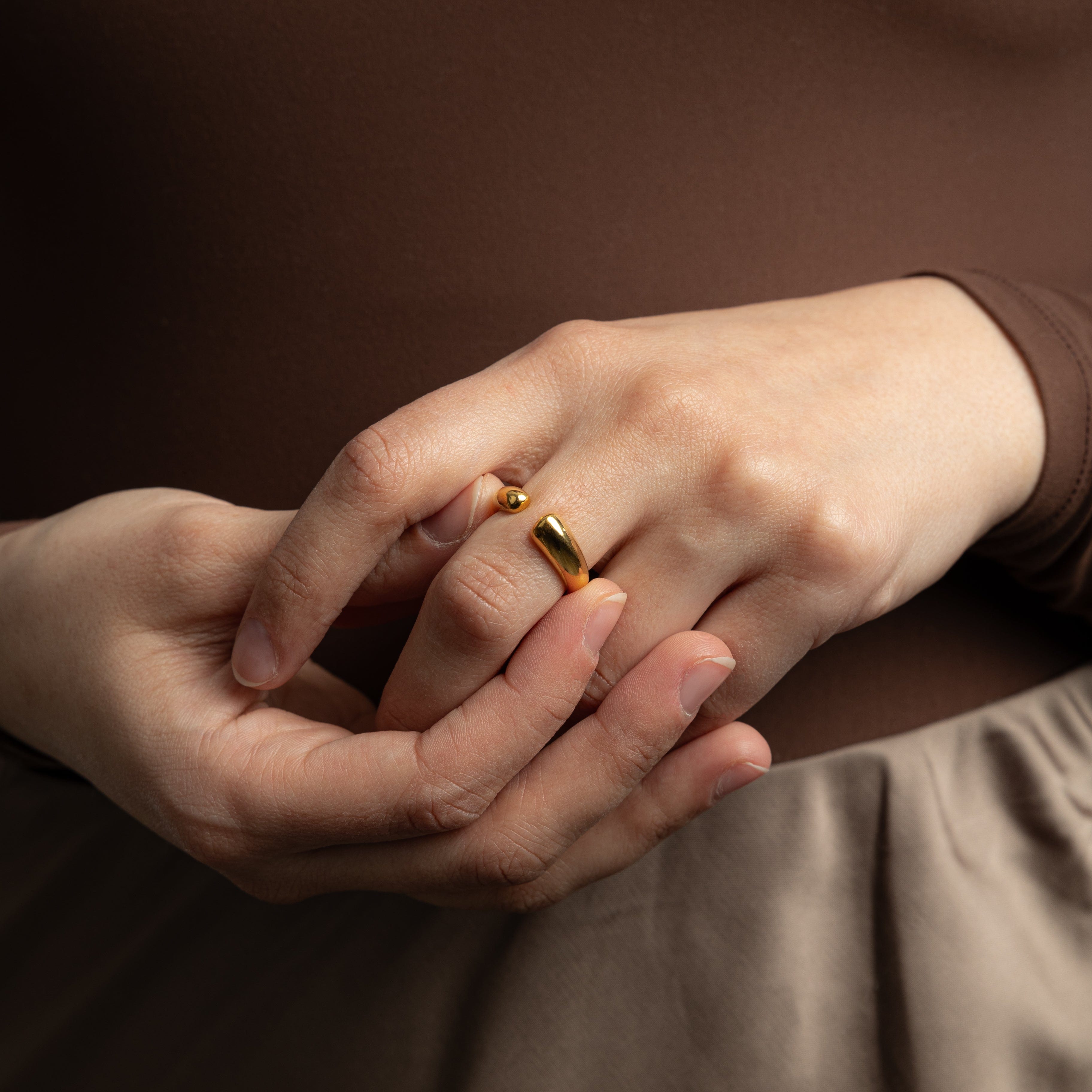 Pulse Open Ring – Sleek & Modern Jewelry