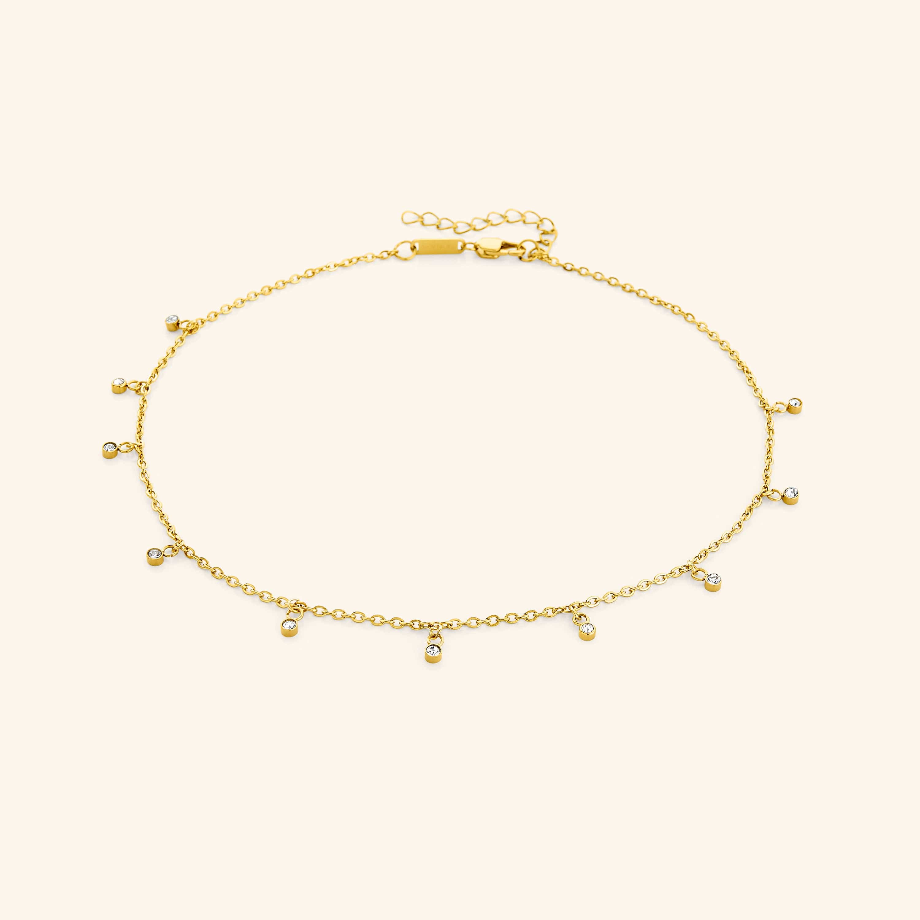 Elegant Bezel Choker Necklace for Women