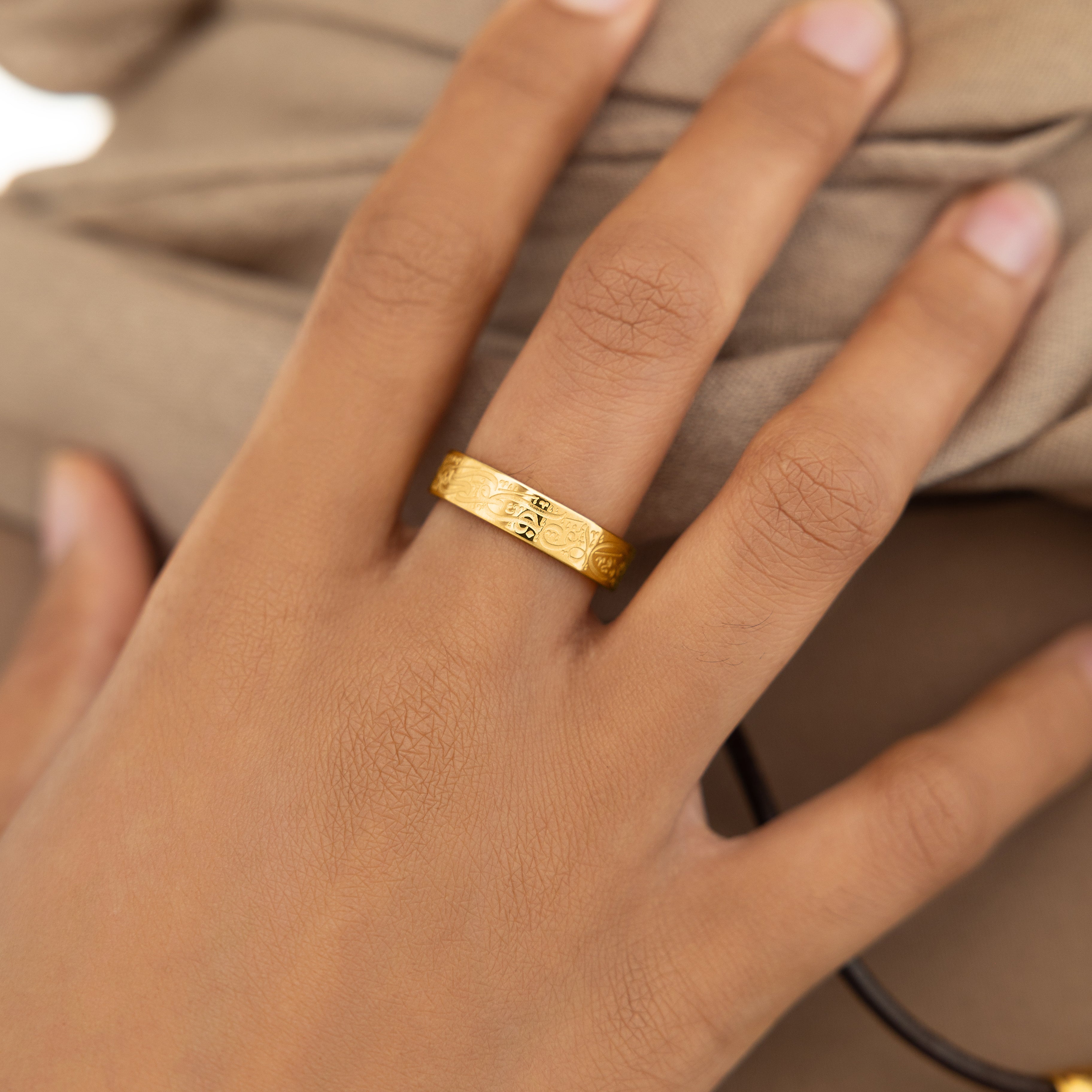 Rumi Inspirational Ring – Listen to Life's Messages
