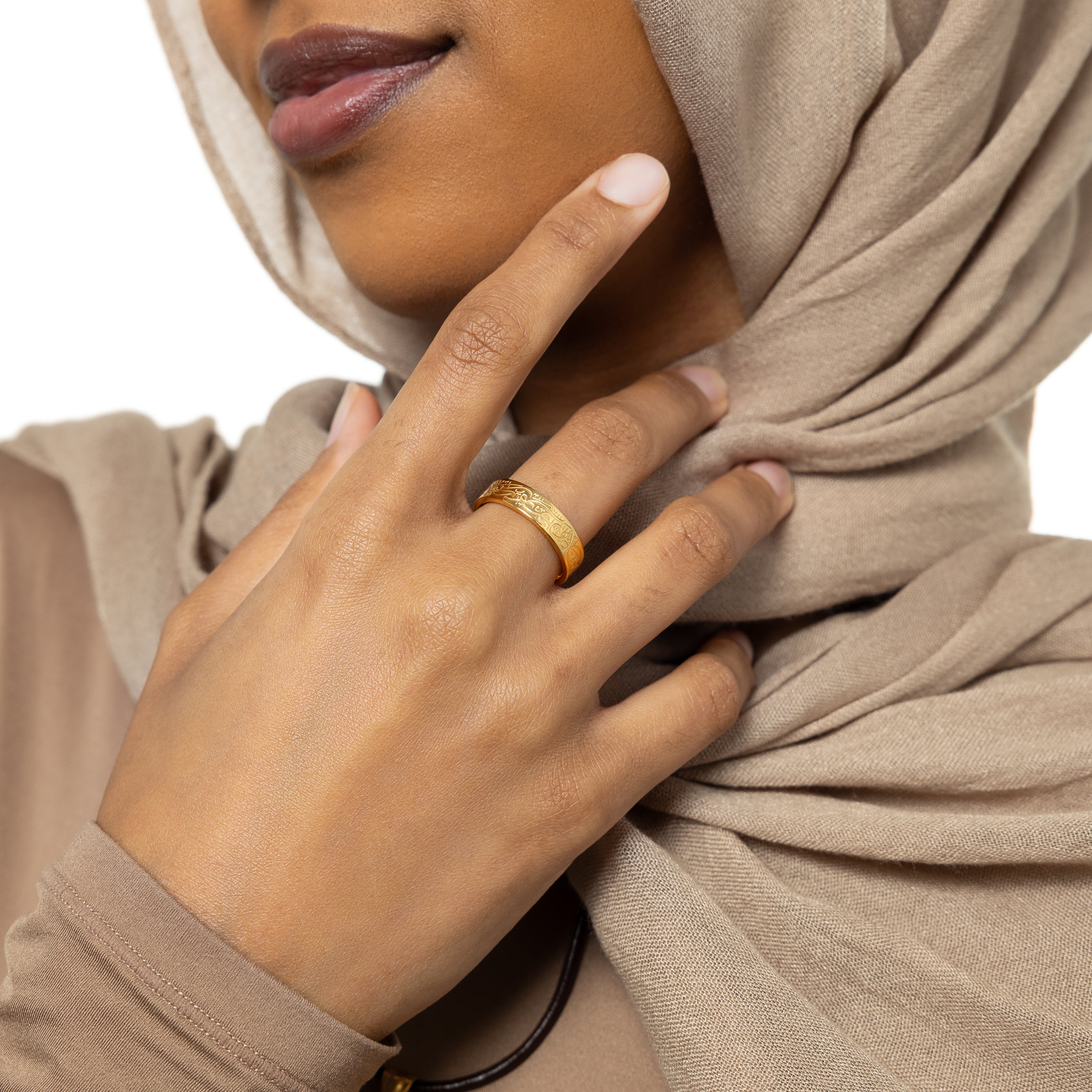 Rumi Inspirational Ring – Listen to Life's Messages
