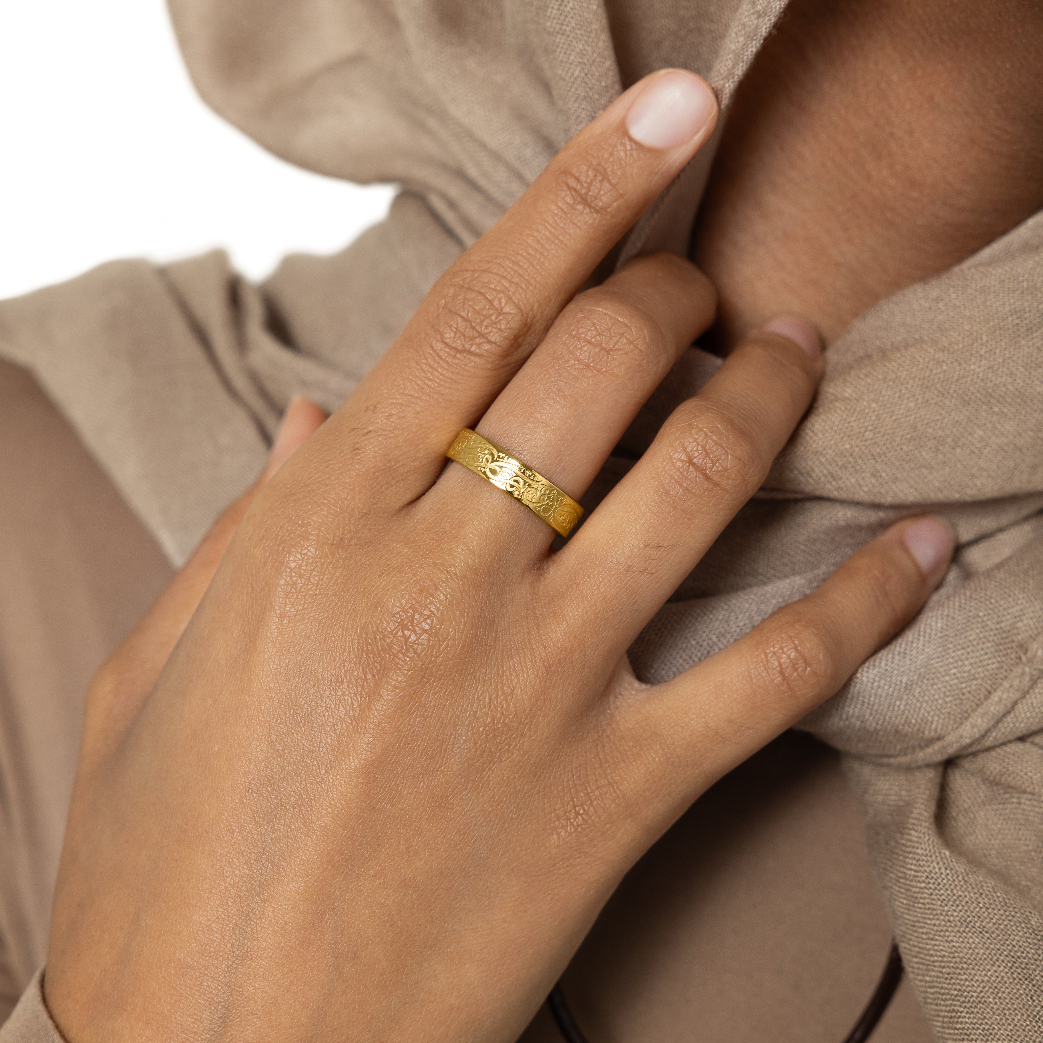 Rumi Inspirational Ring – Listen to Life's Messages