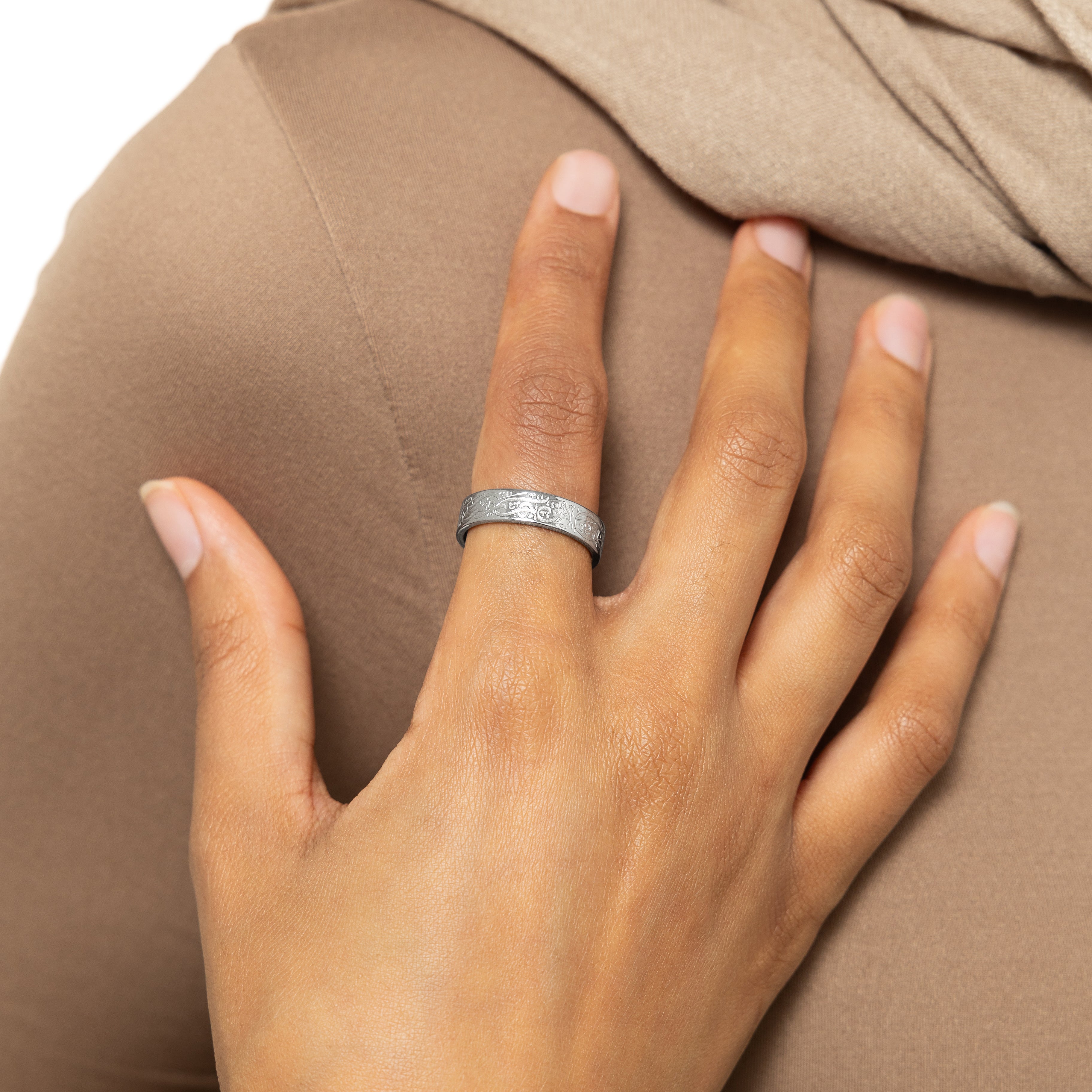 Rumi Inspirational Ring – Listen to Life's Messages