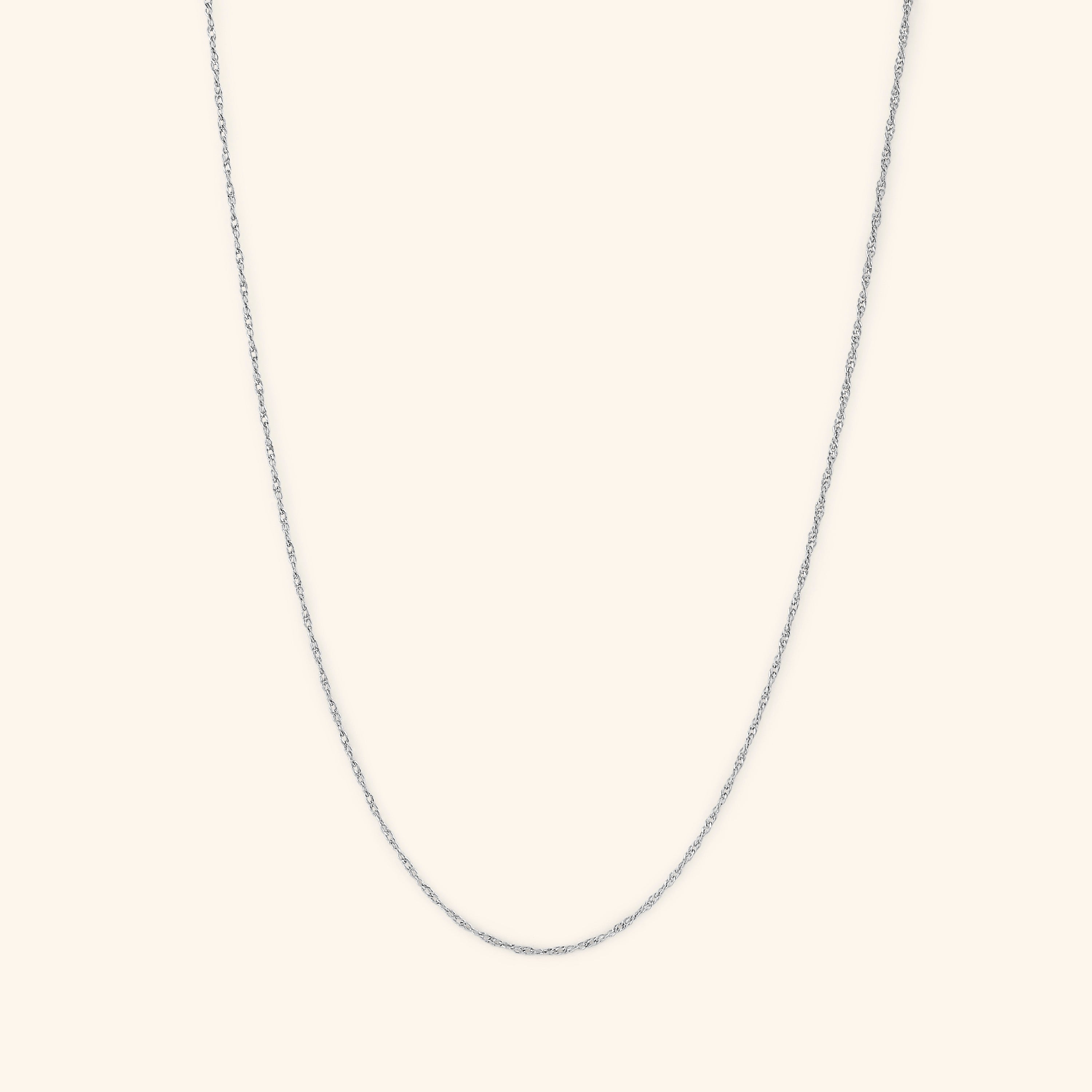 Stylish Micro Twisted Chain Necklace