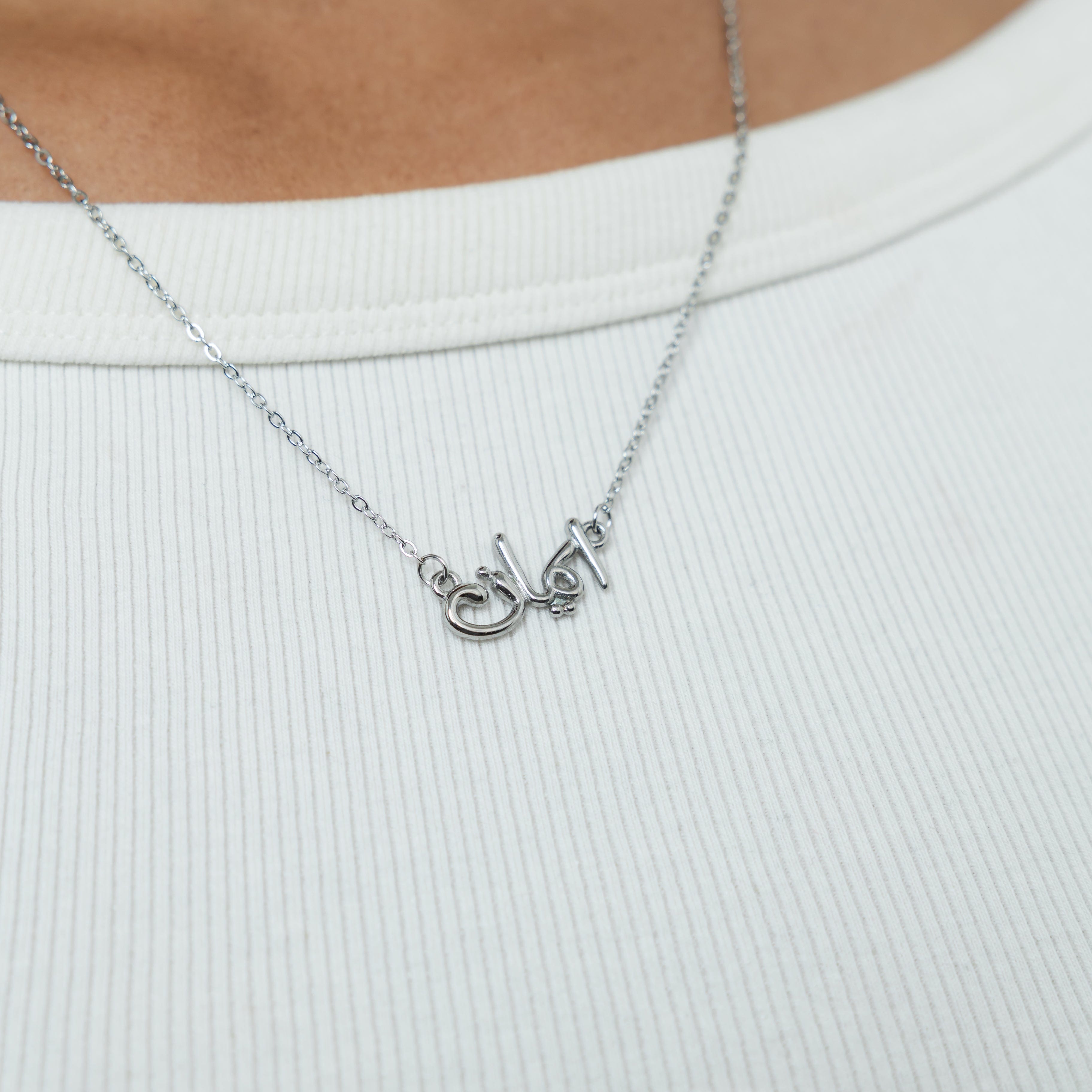 Faith Bubble Pendant Necklace for Women