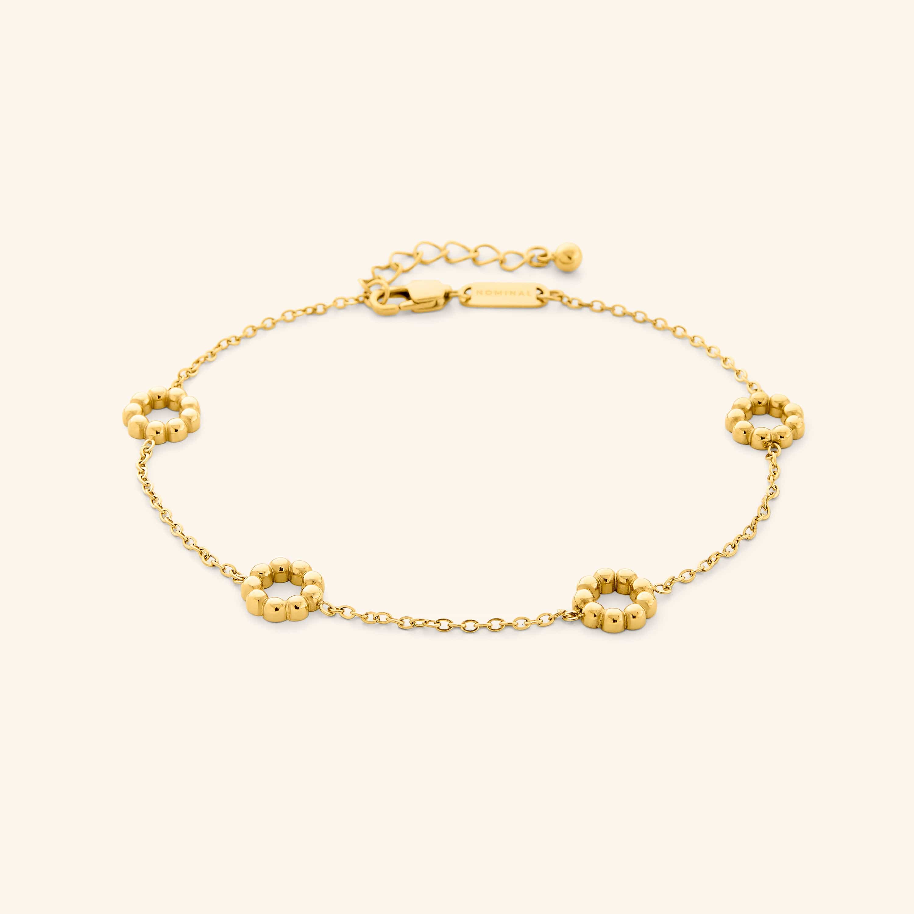 Elegant Floral Anklet for Women