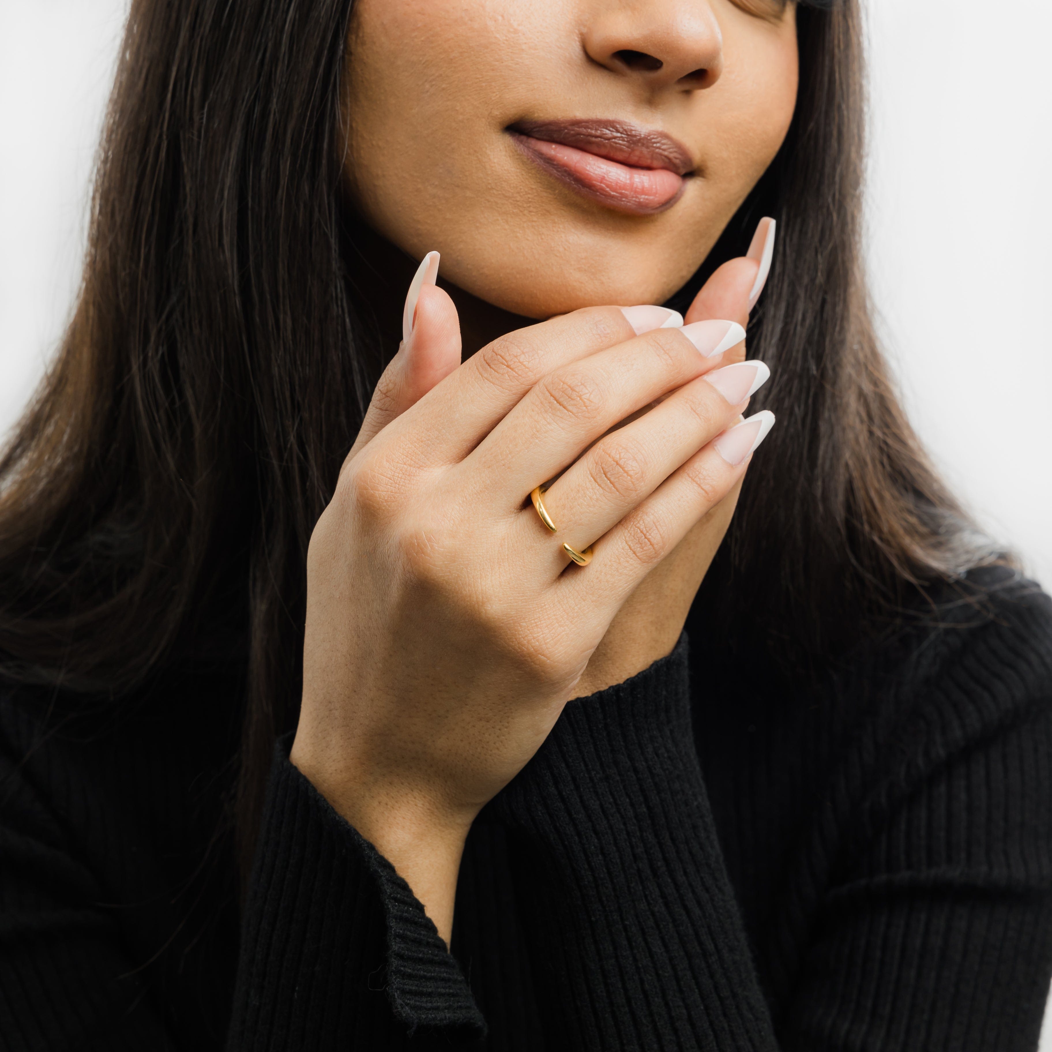 Minimalist Open Ring for Stackable Style