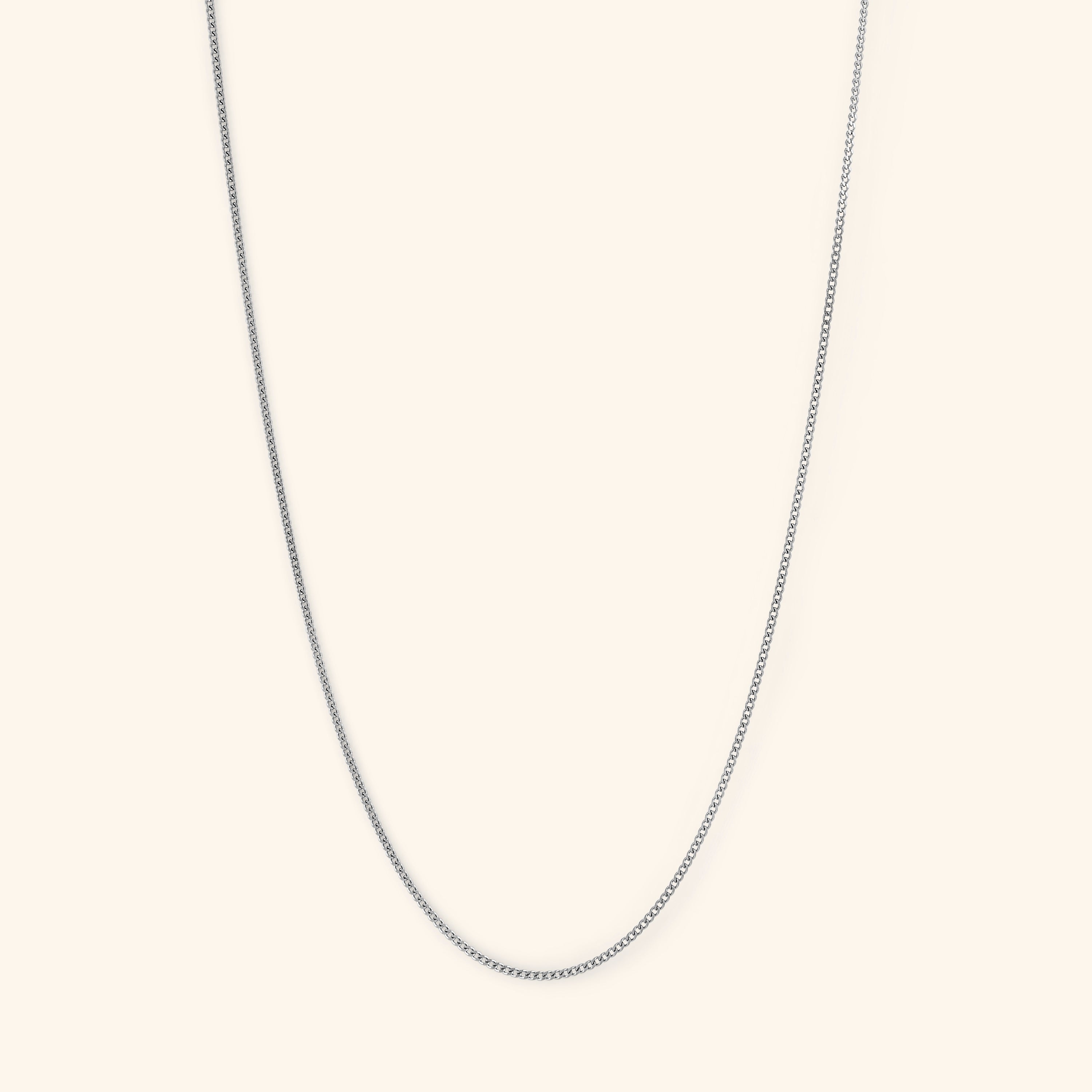 Stylish Micro Curb Chain Necklace