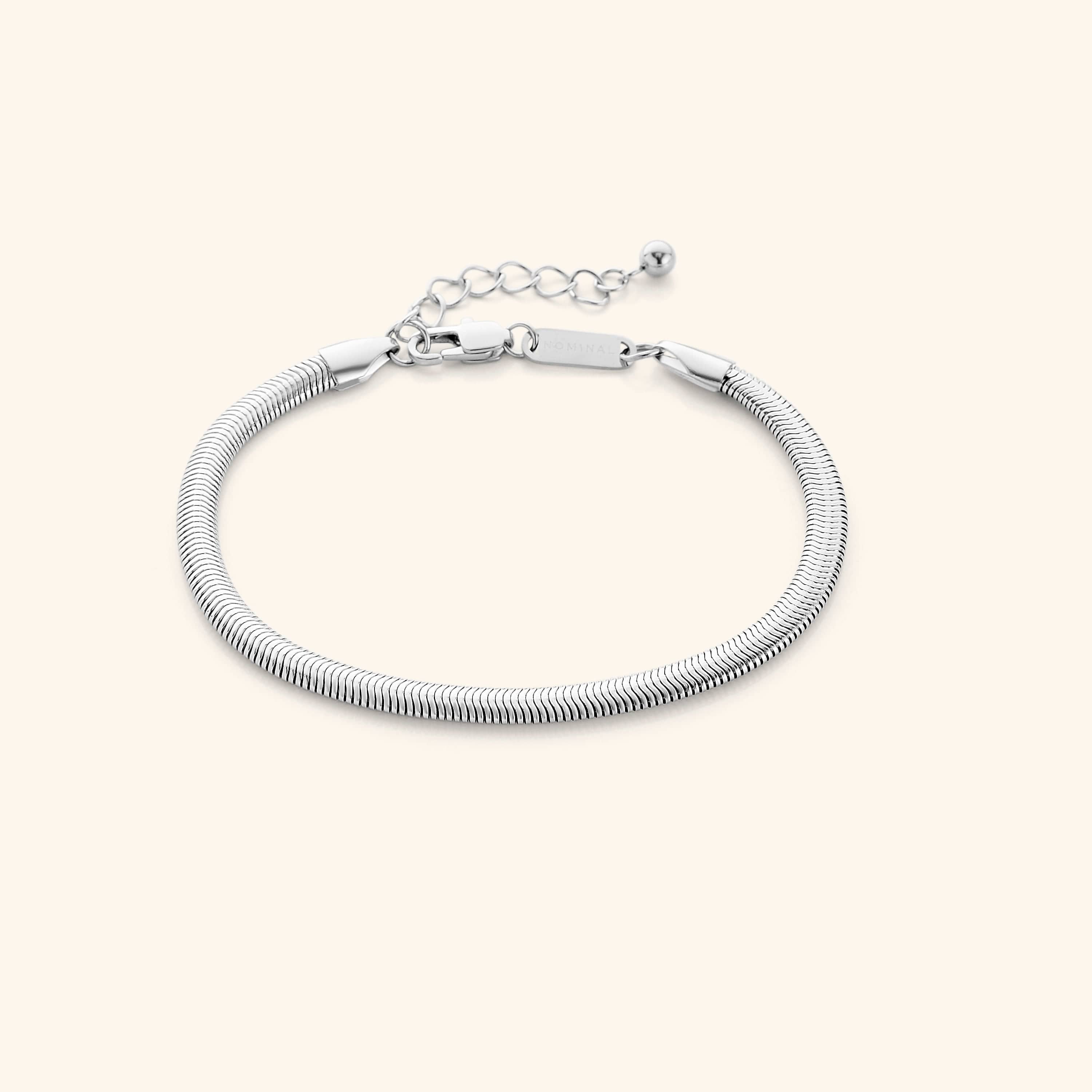 Stylish Rounded Snake Bangle Bracelet