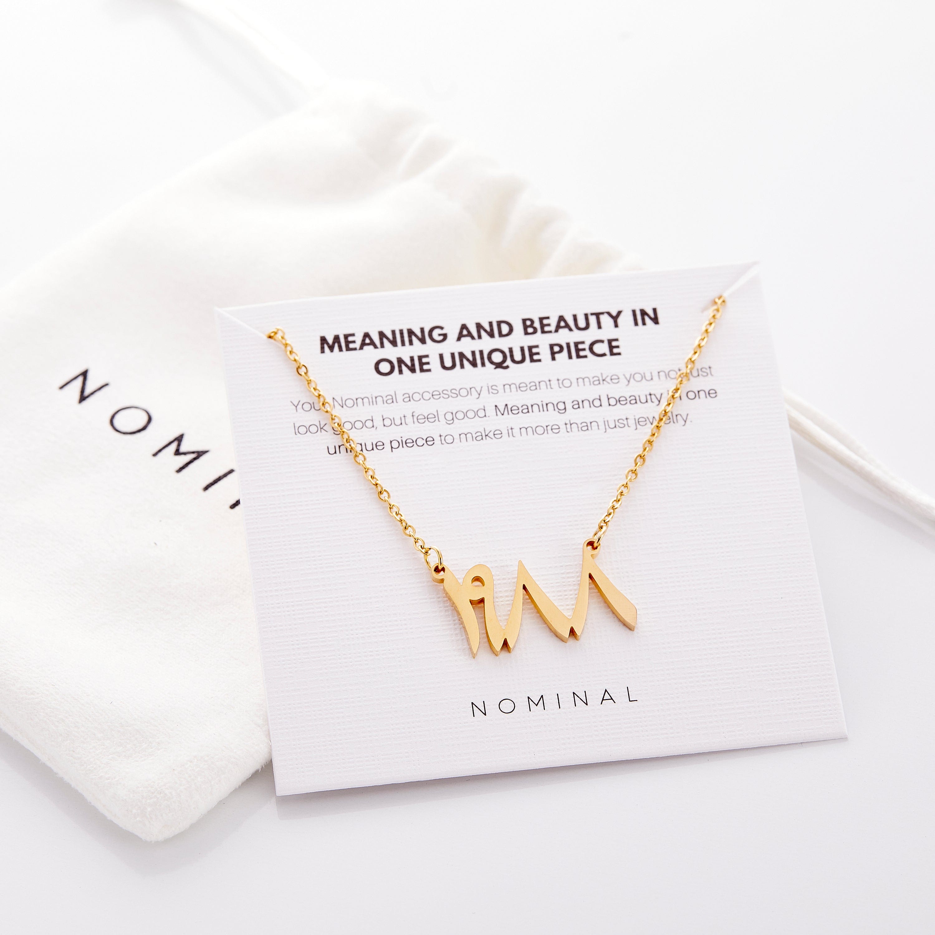 Personalized Arabic Birth Year Necklace