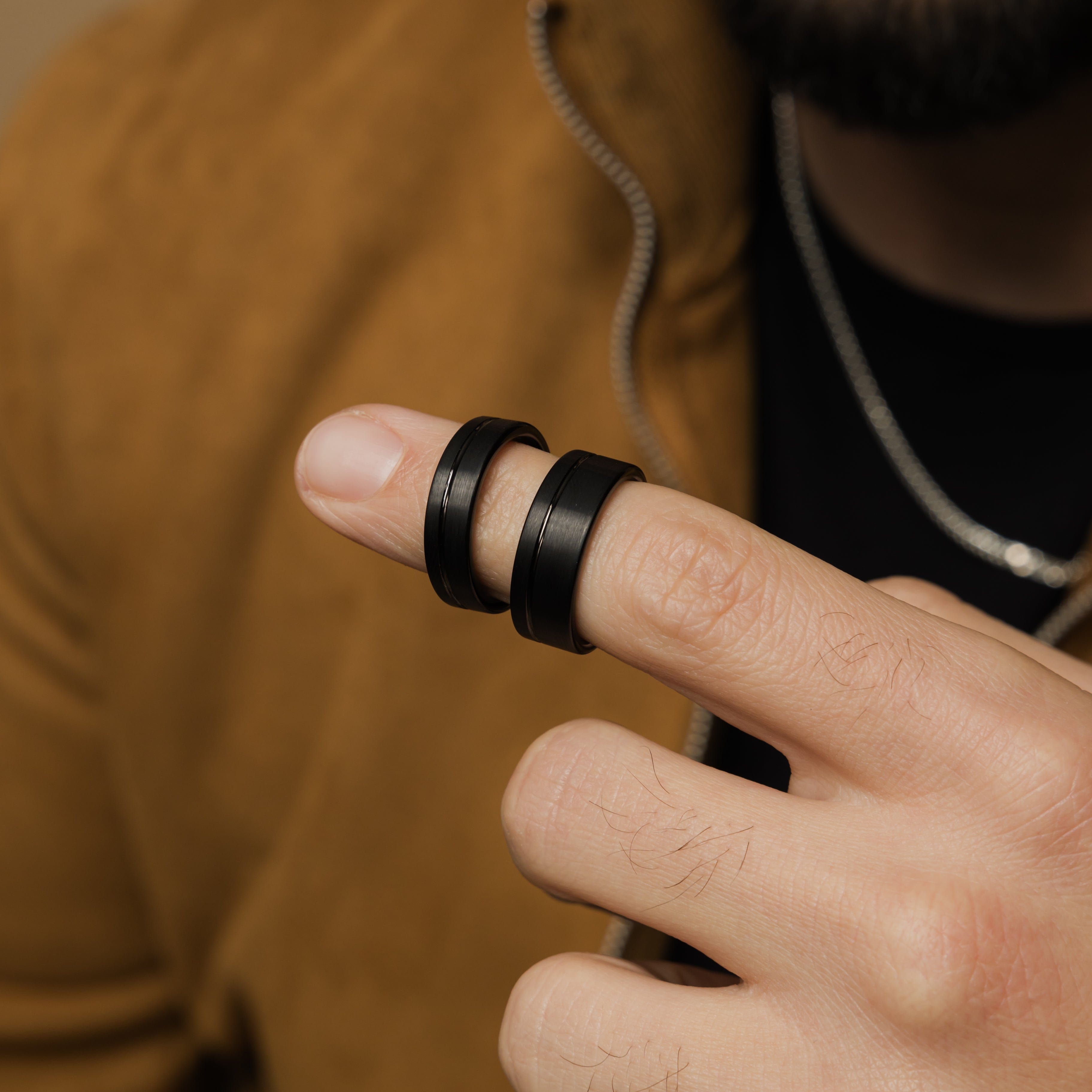 Tungsten Orbit Band - Durable & Stylish Ring