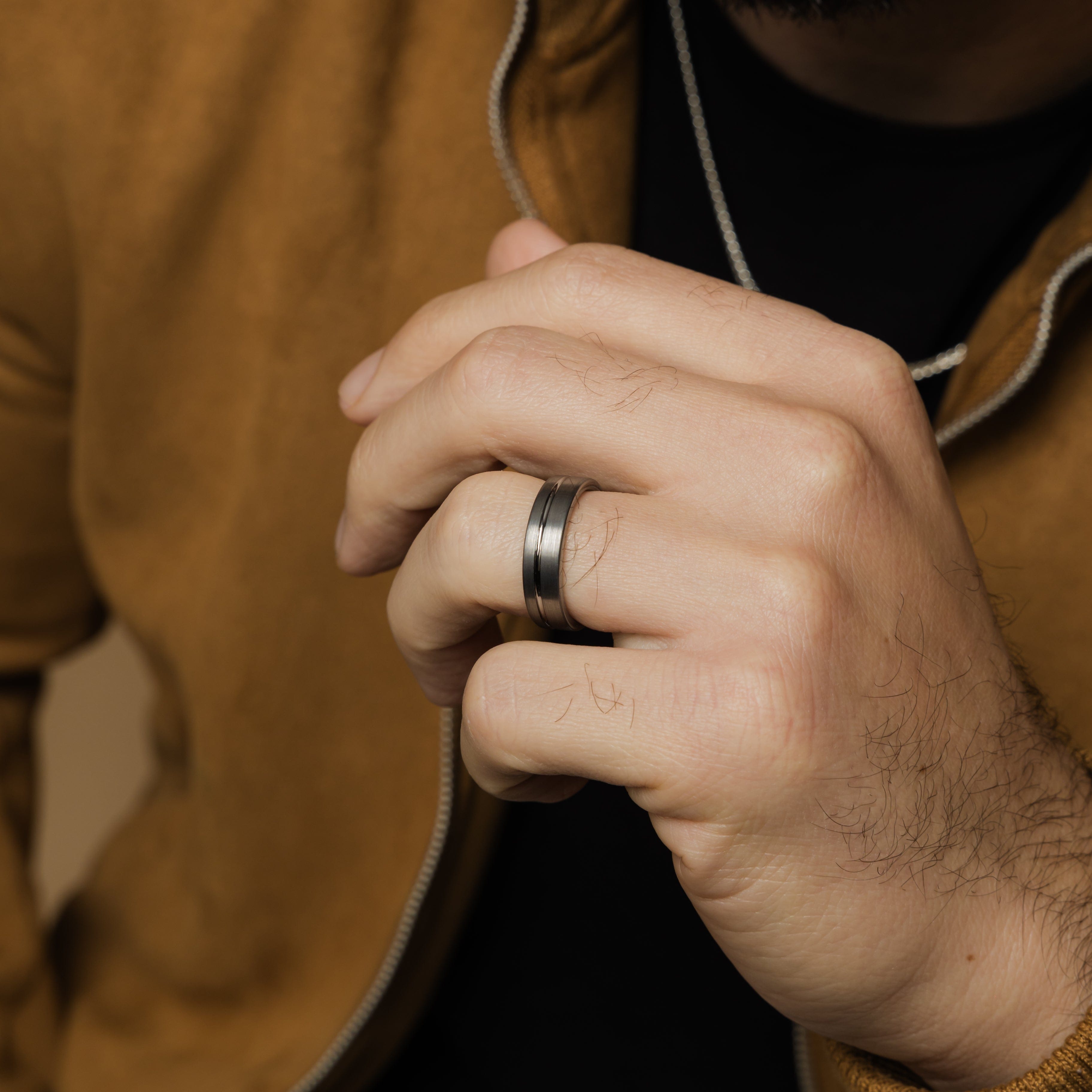 Tungsten Orbit Band - Durable & Stylish Ring