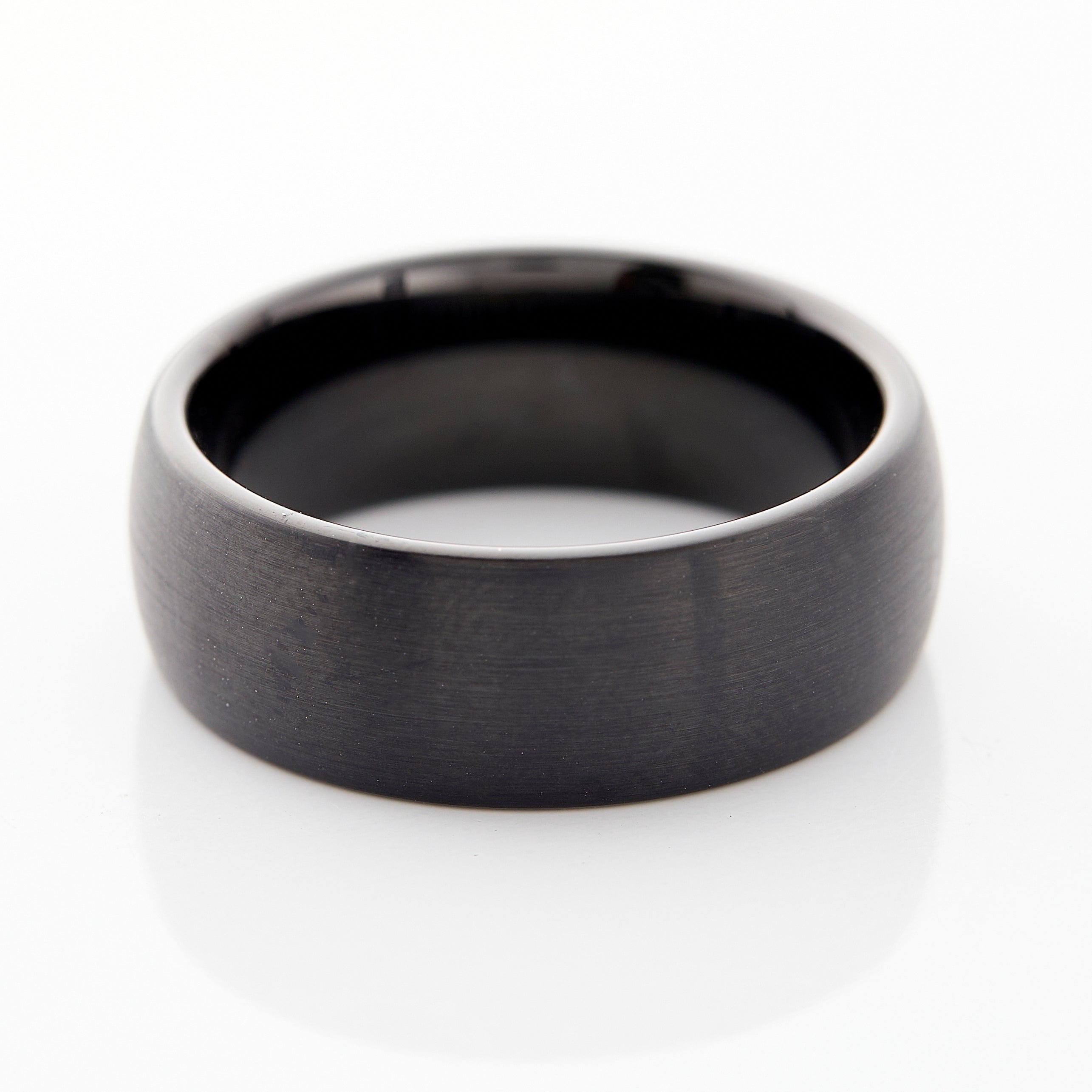 Tungsten Brushed Band Ring – Sleek & Durable