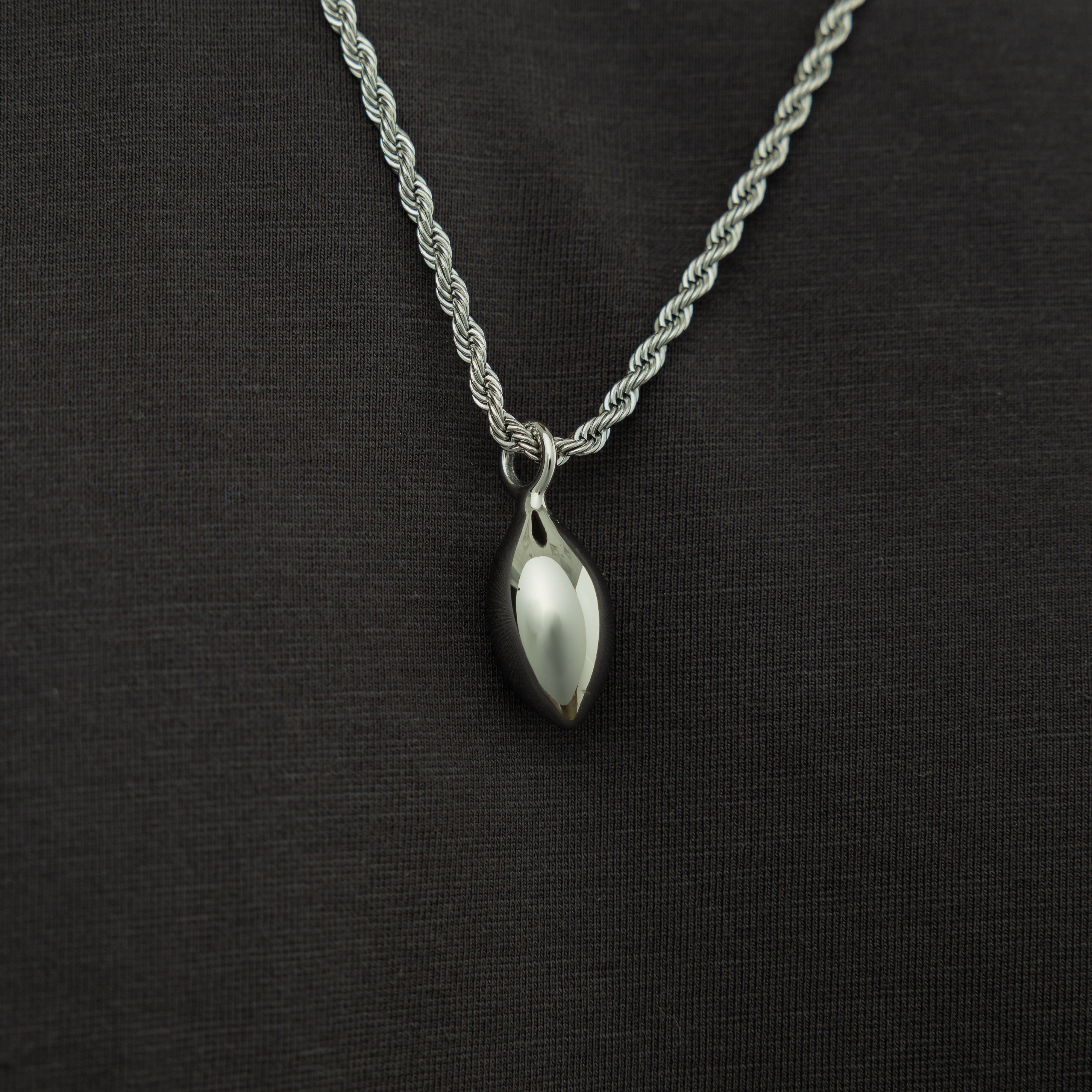 Men's Olive Wood Palestine Necklace