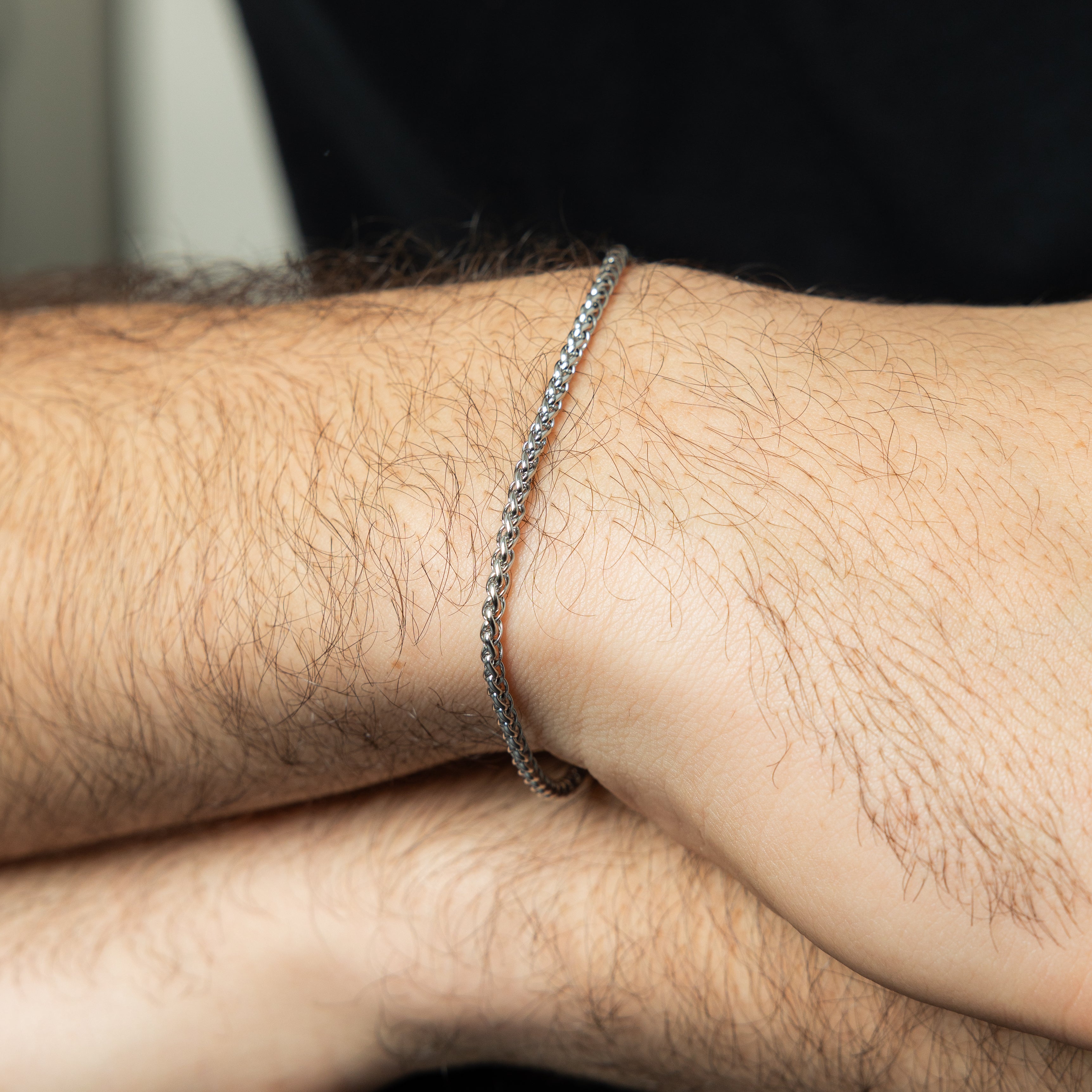 Men's Micro Wheat Beaded Bracelet