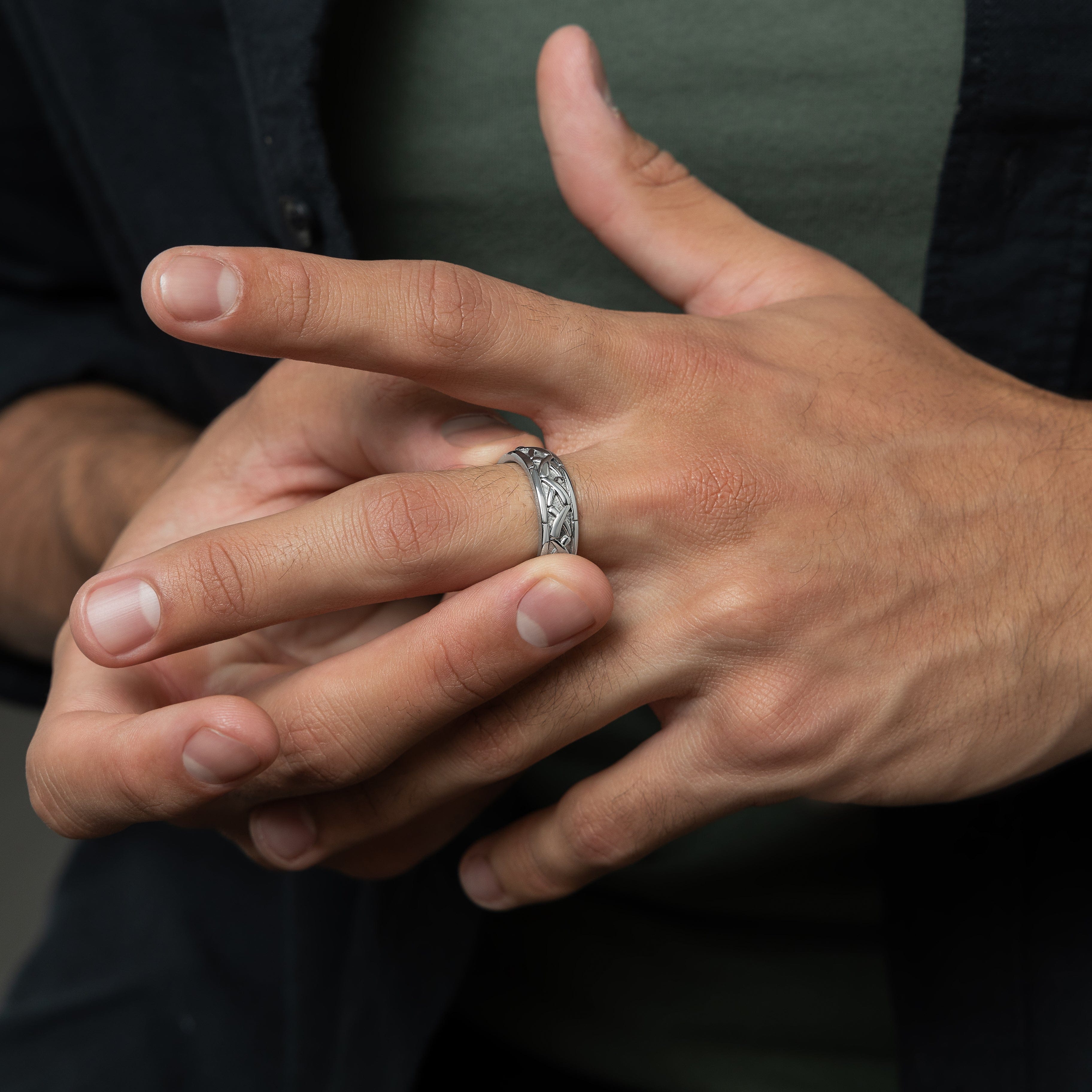 Men's Leave Your Mark Statement Ring