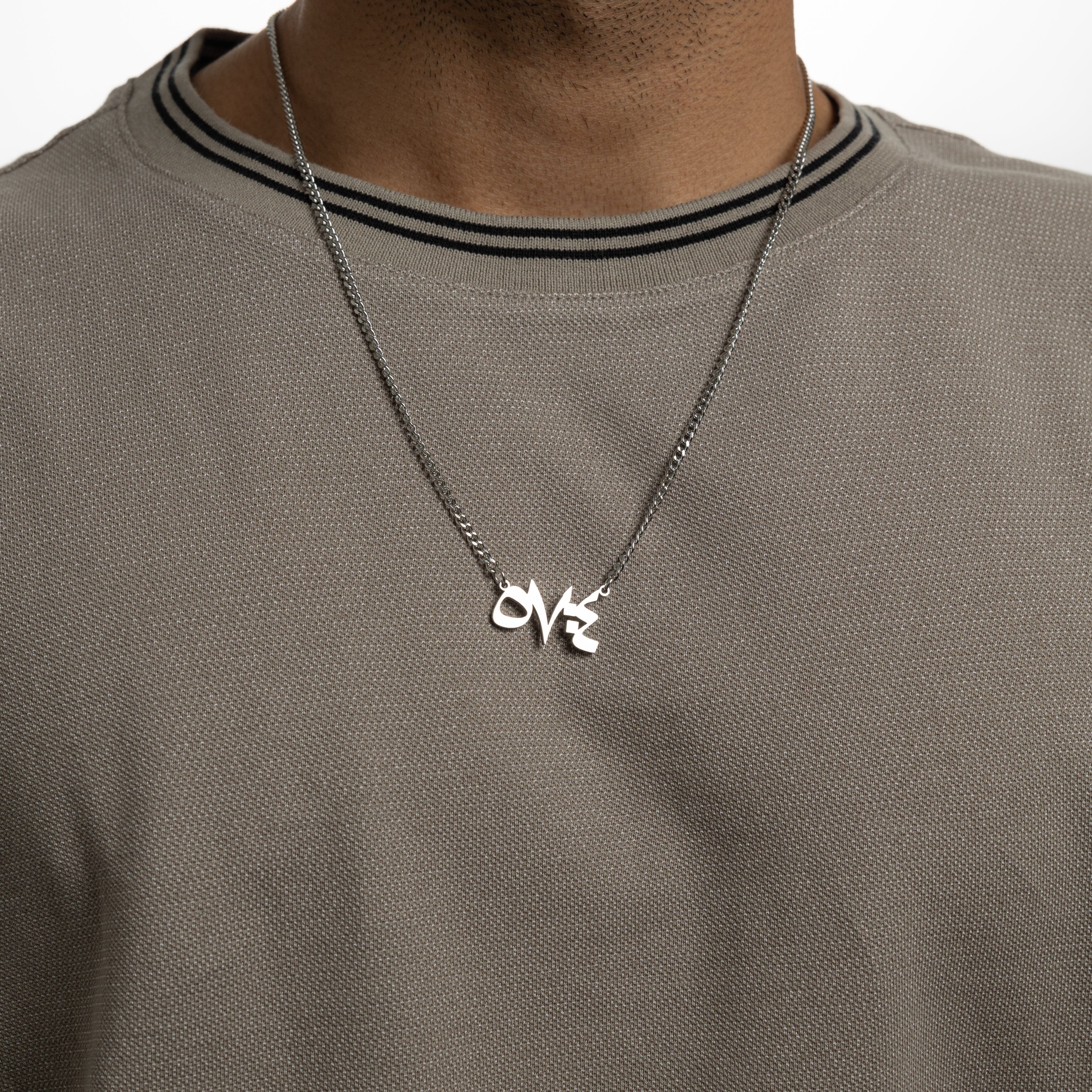 Men's 'He Is With You' Inspirational Verse Necklace