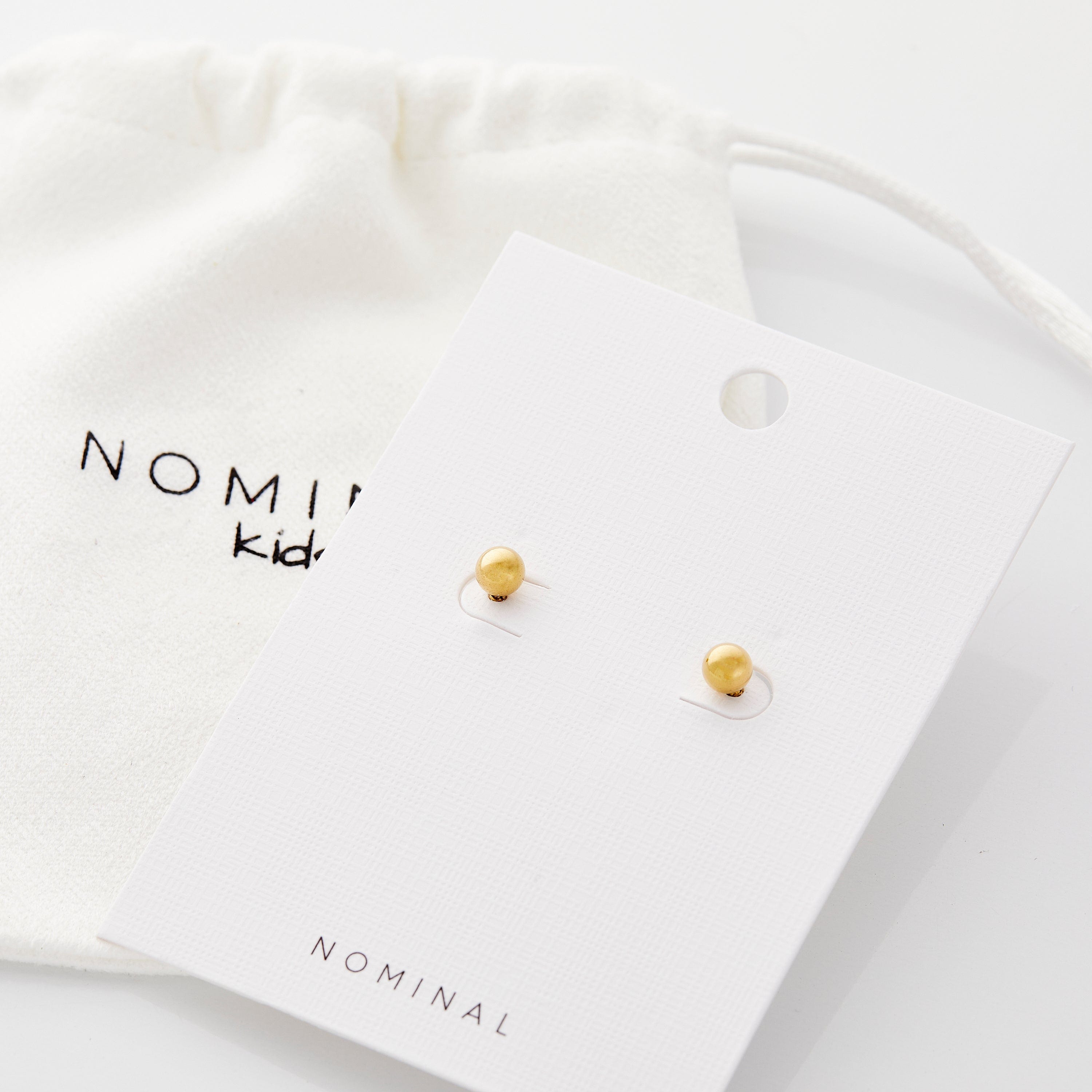 Tiny Orb Earrings for Baby Girls