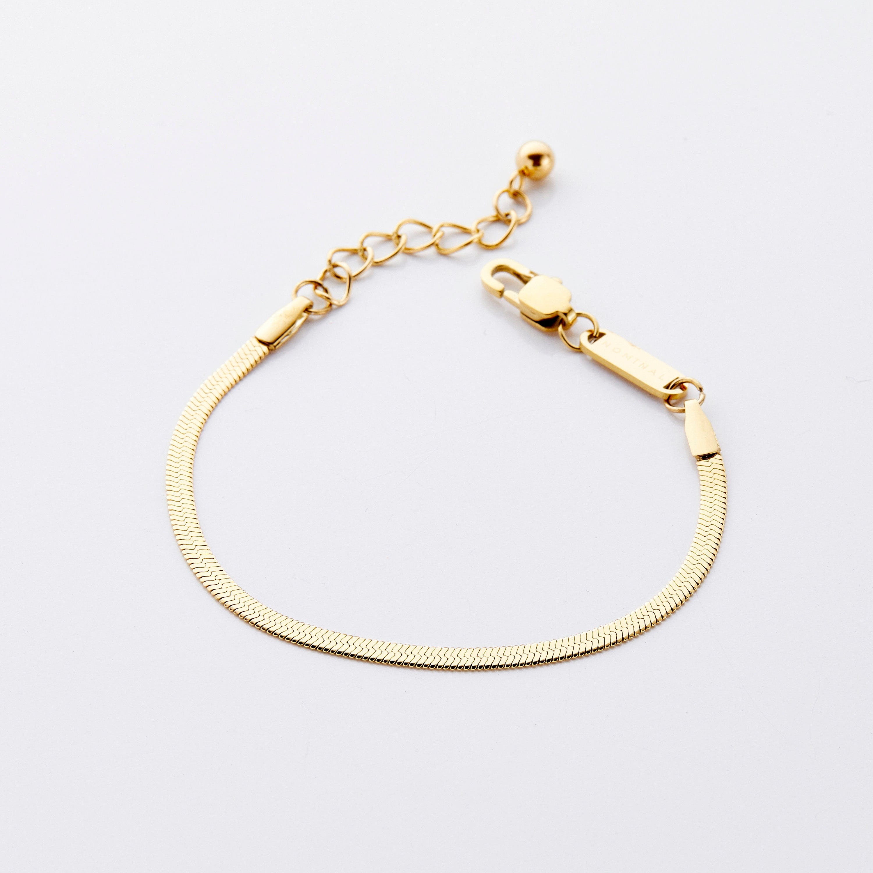Stylish Herringbone Chain Bracelet for Girls