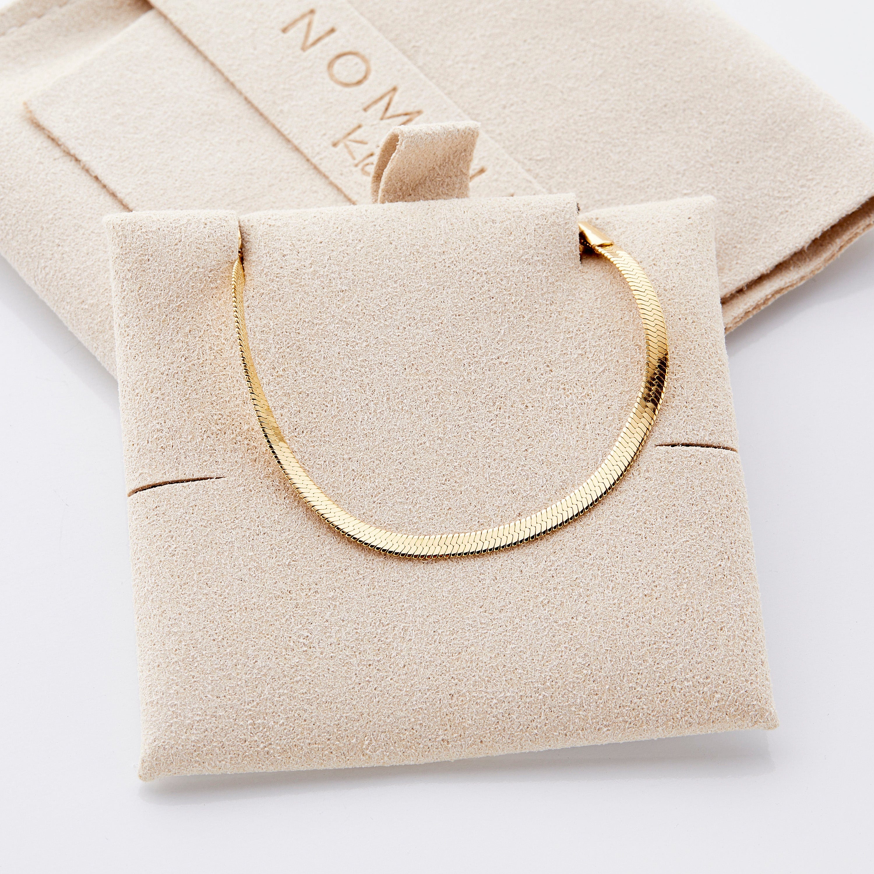 Stylish Herringbone Chain Bracelet for Girls