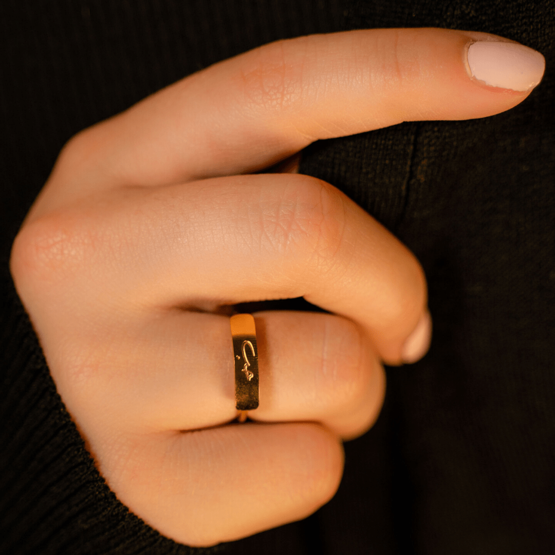 Love Bar Ring – Minimalist Jewelry