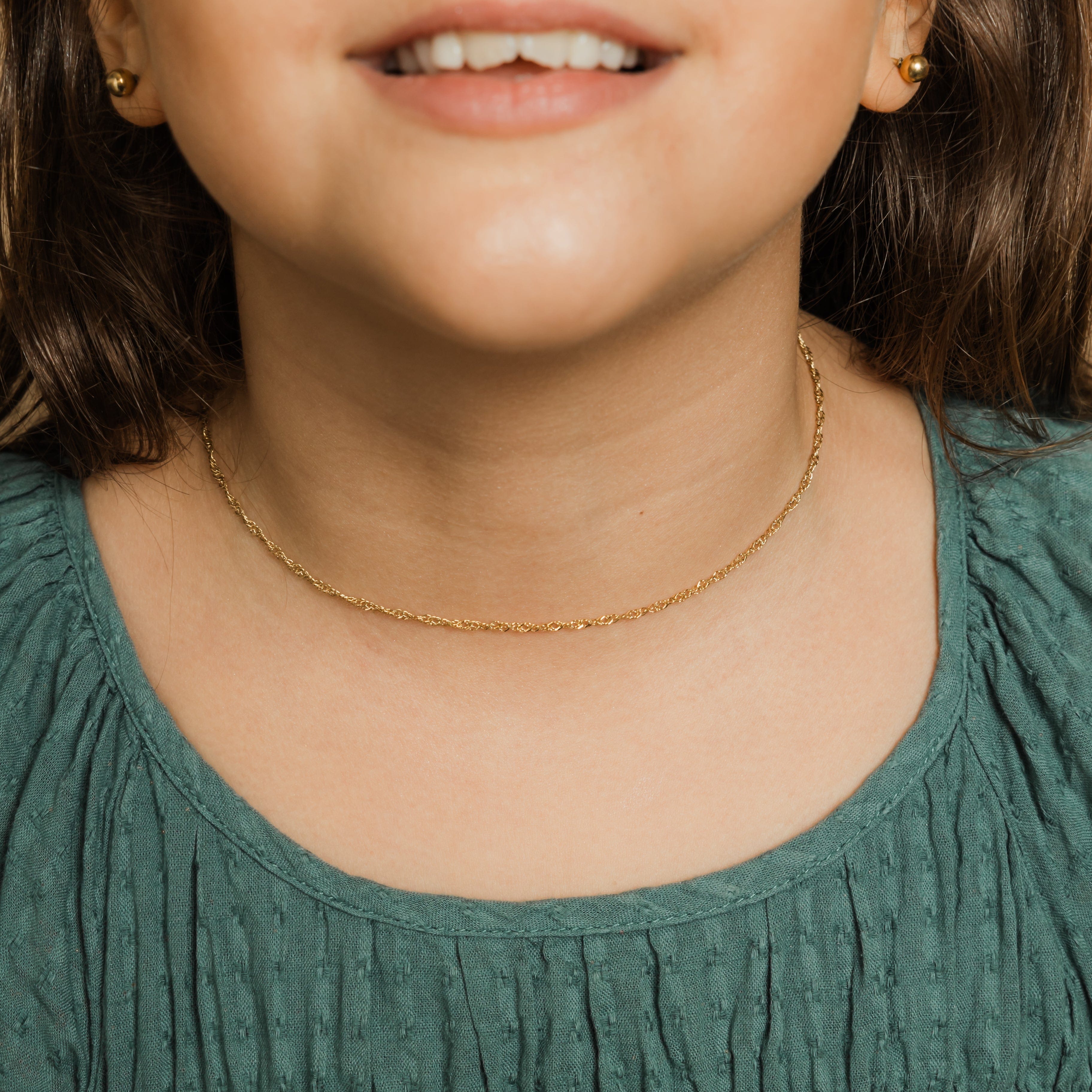 Stylish Twisted Chain Necklace for Girls