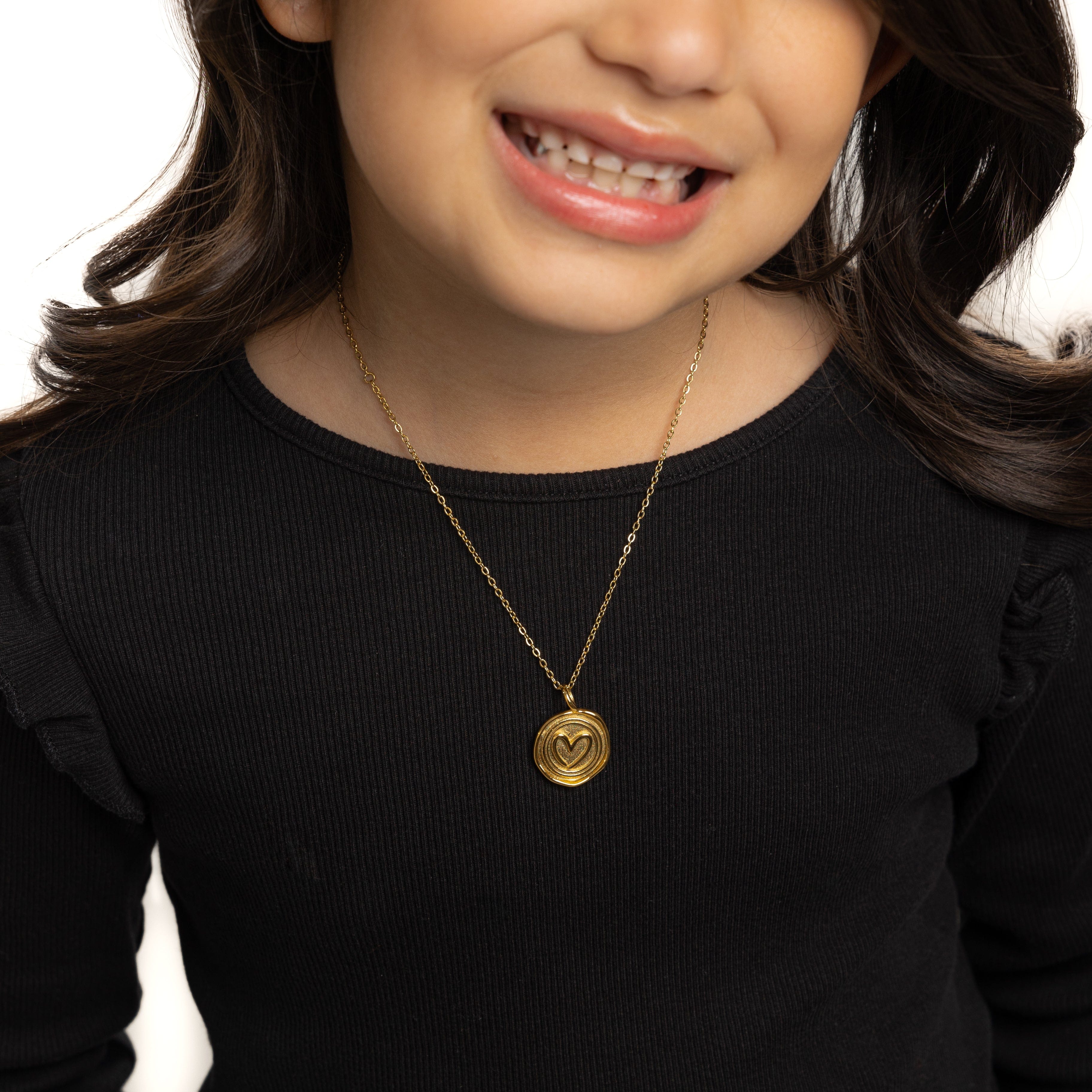 Girls' Heart Charm Necklace