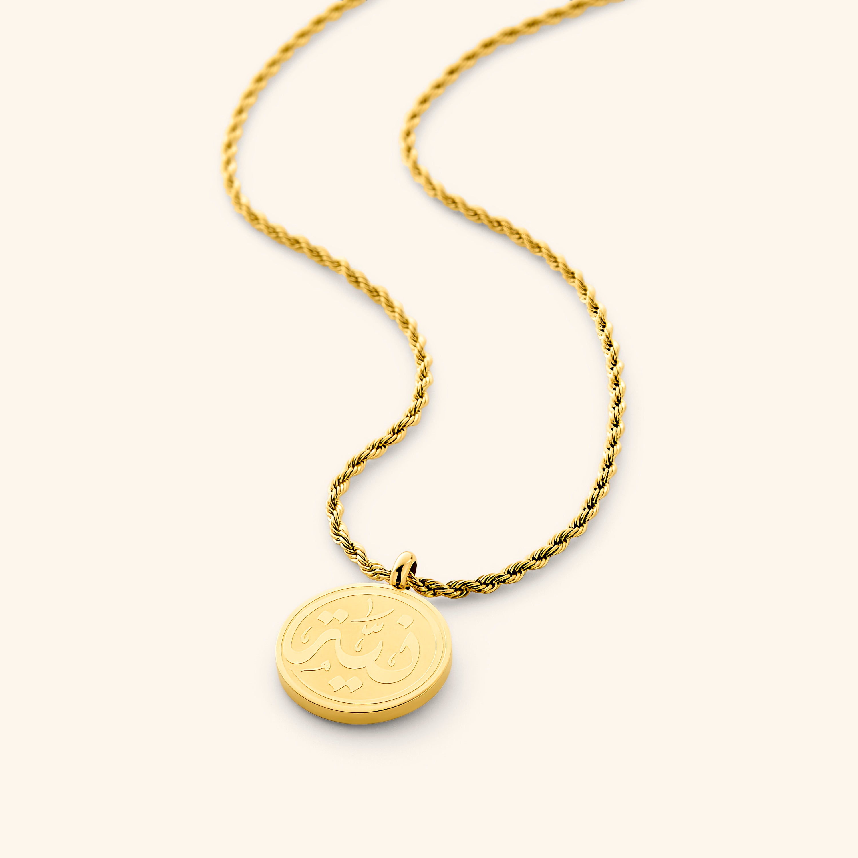 Intention Token Pendant Necklace for Mindfulness