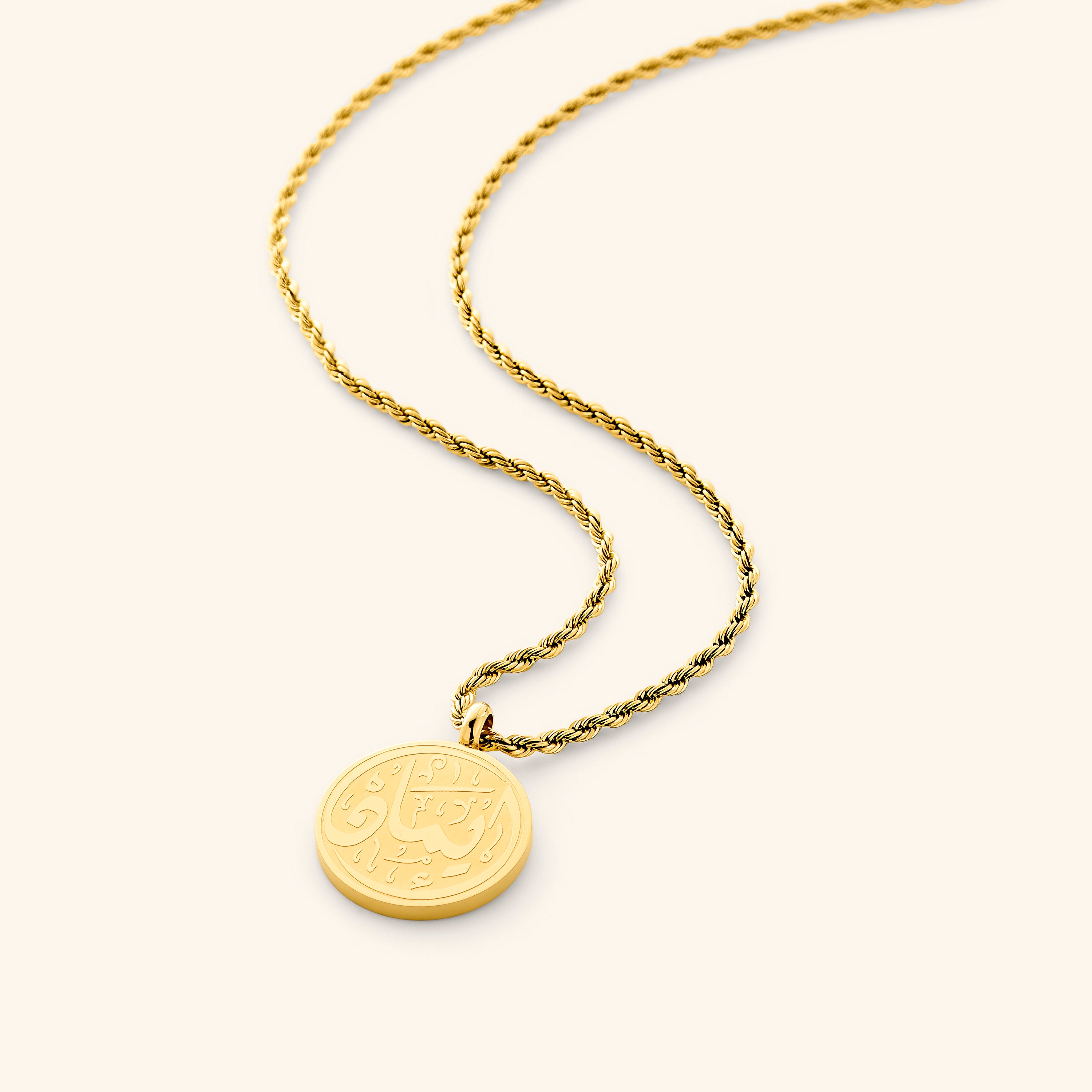 Faith Token Pendant Necklace for Spiritual Wear